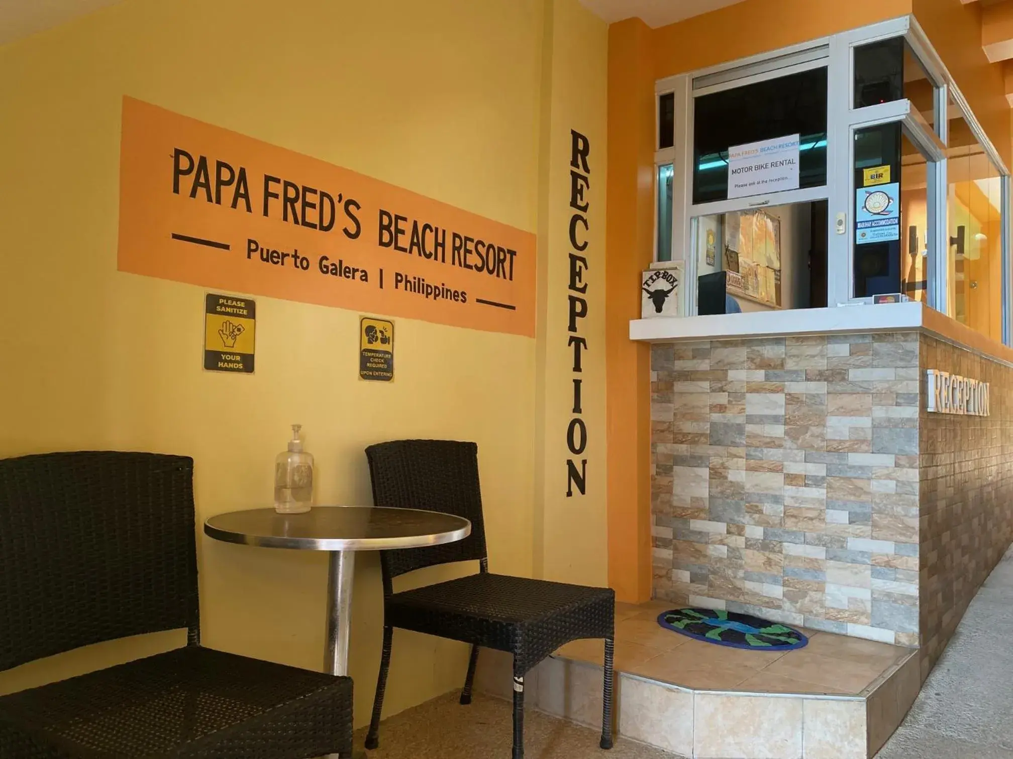 Lobby or reception in Papa Freds Beach Resort Lobby or reception in Papa Freds Beach Resort