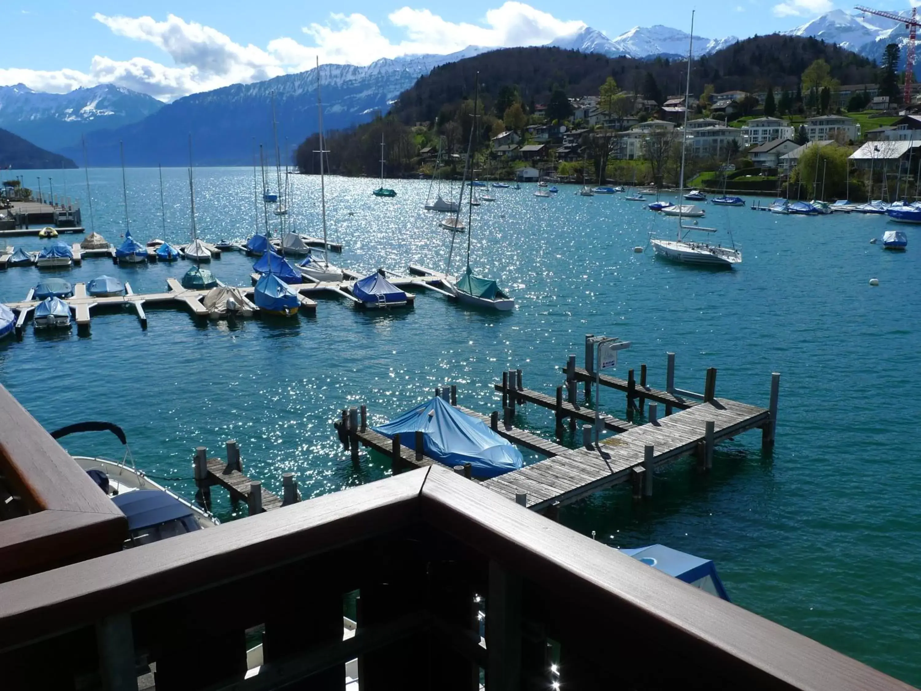 Lake view in Hotel-Restaurant Seegarten-Marina