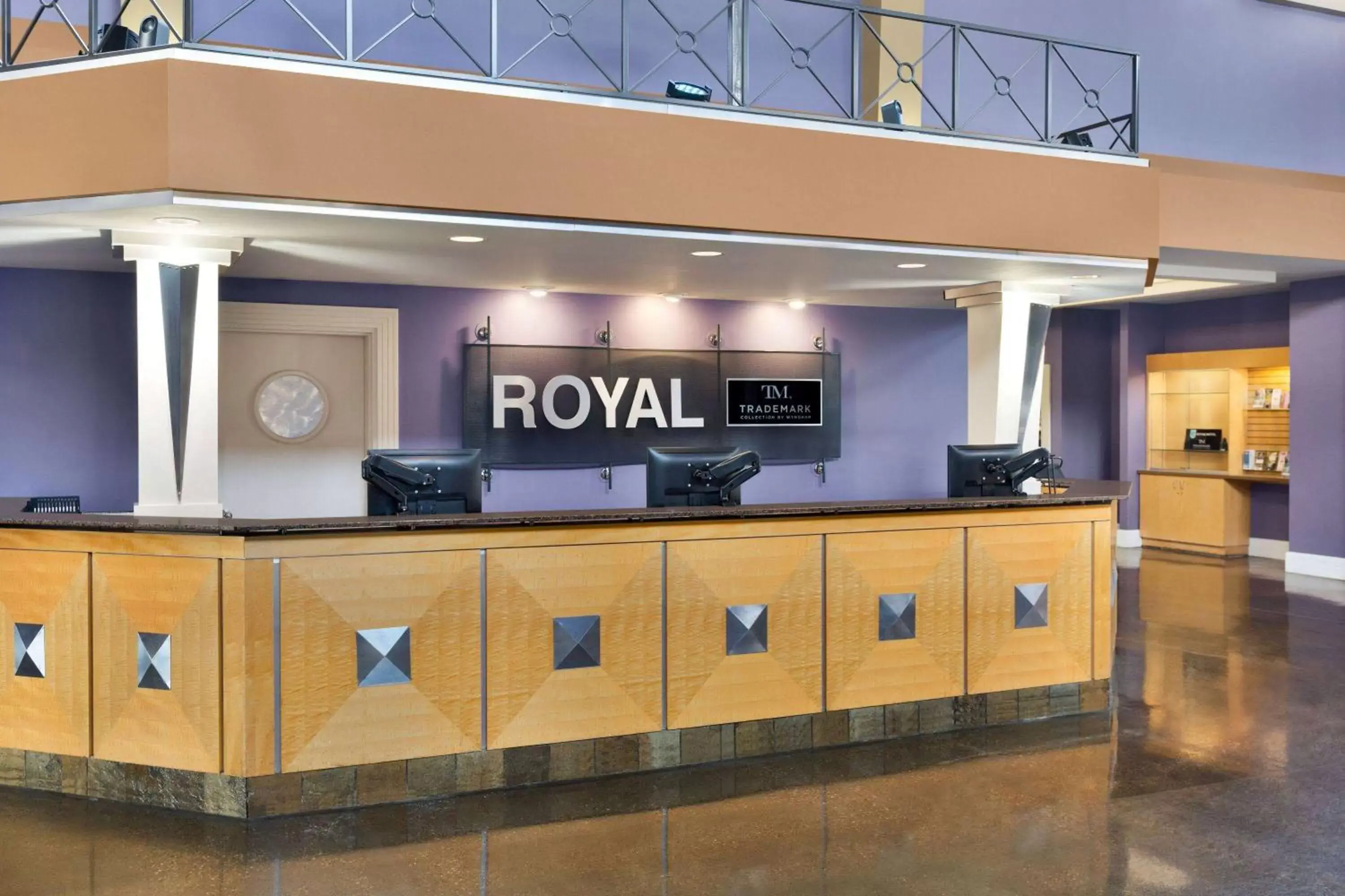 Lobby or reception, Lobby/Reception in Royal Hotel Edmonton Airport Trademark Collection By Wyndham