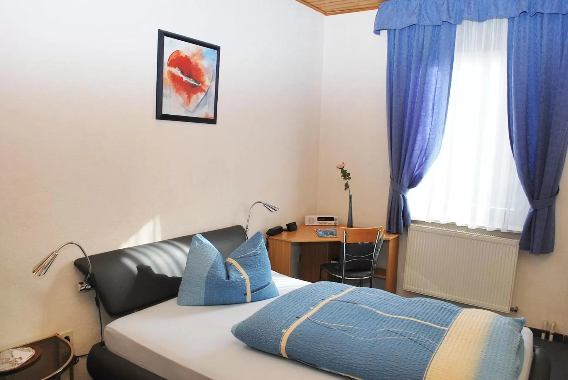 Bed in Hotel Waldschloss