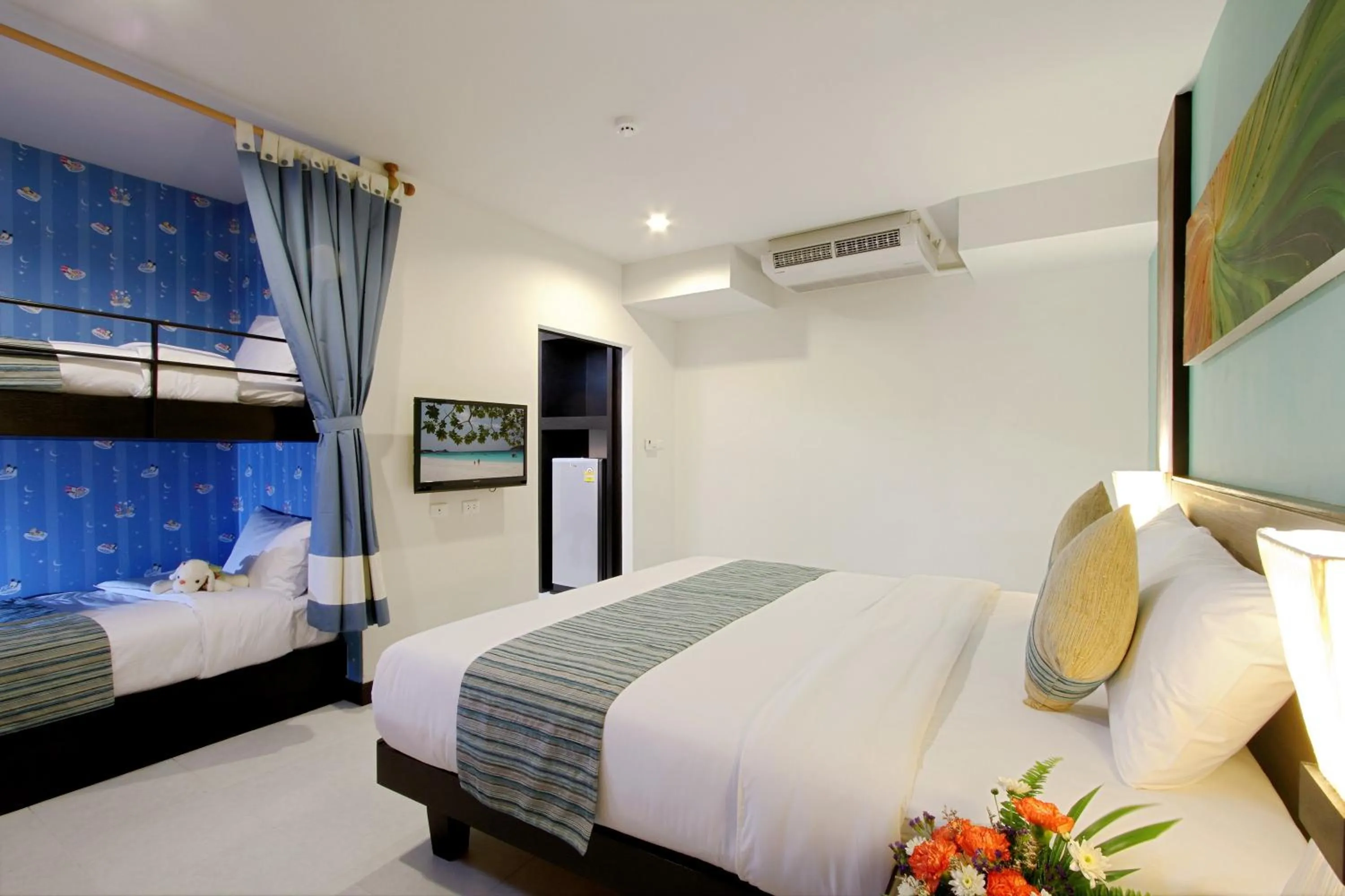 Bedroom, Bed in Kata Sea Breeze Resort - SHA Plus