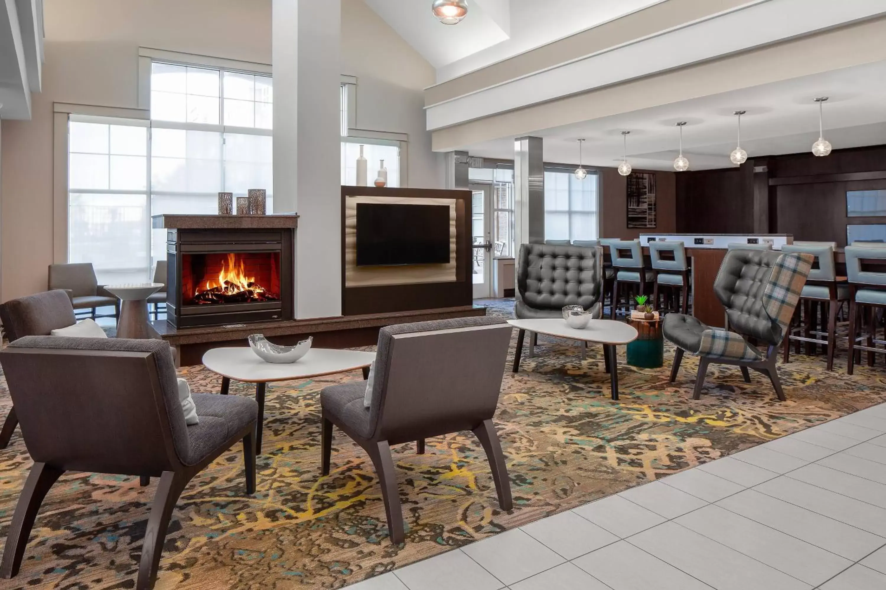Lobby or reception in Residence Inn by Marriott Houston Katy Mills