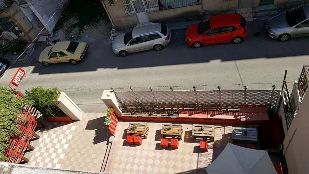 Balcony/Terrace in Hotel Rimini Tirana