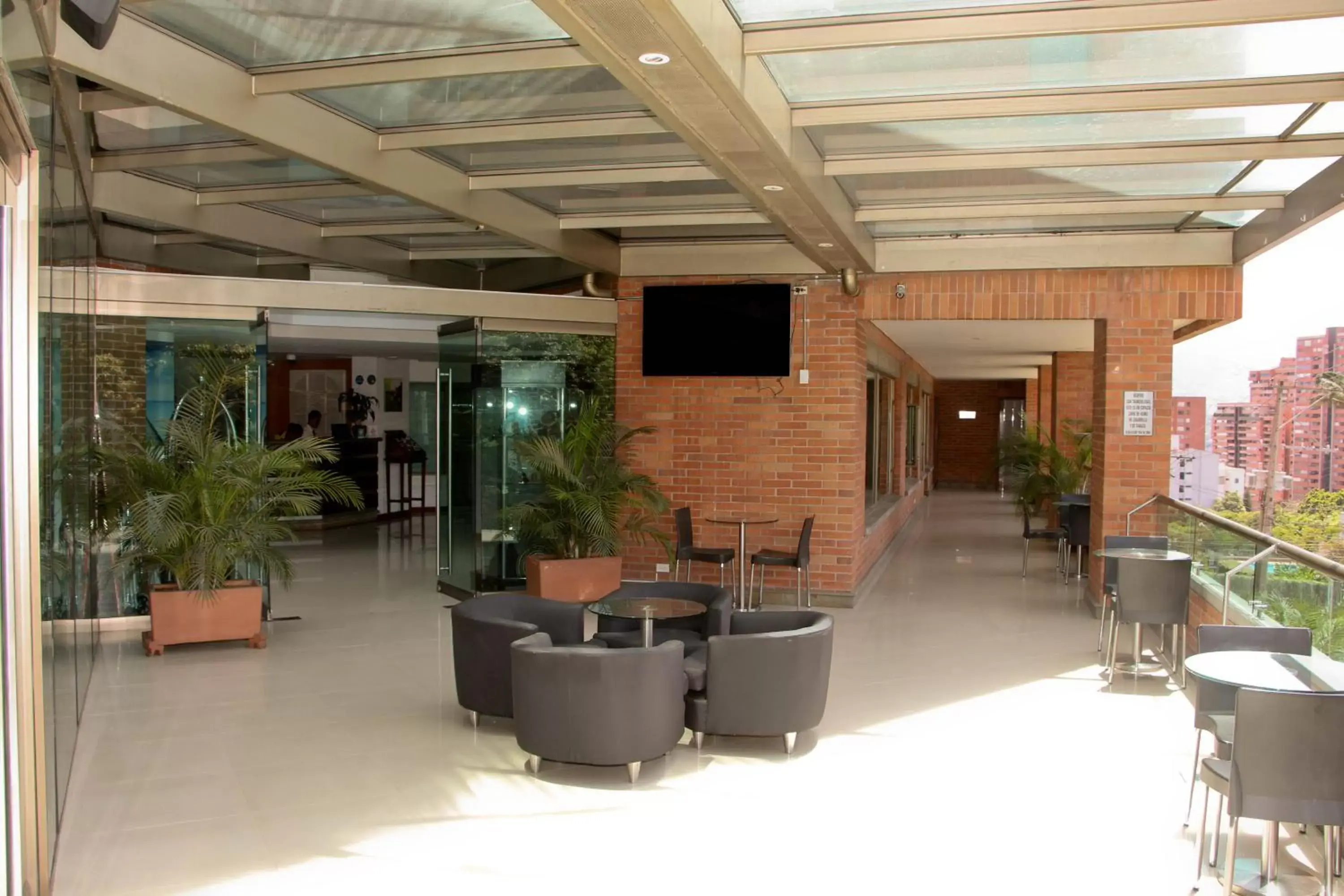 Balcony/Terrace, Lobby/Reception in Hotel Casa Victoria