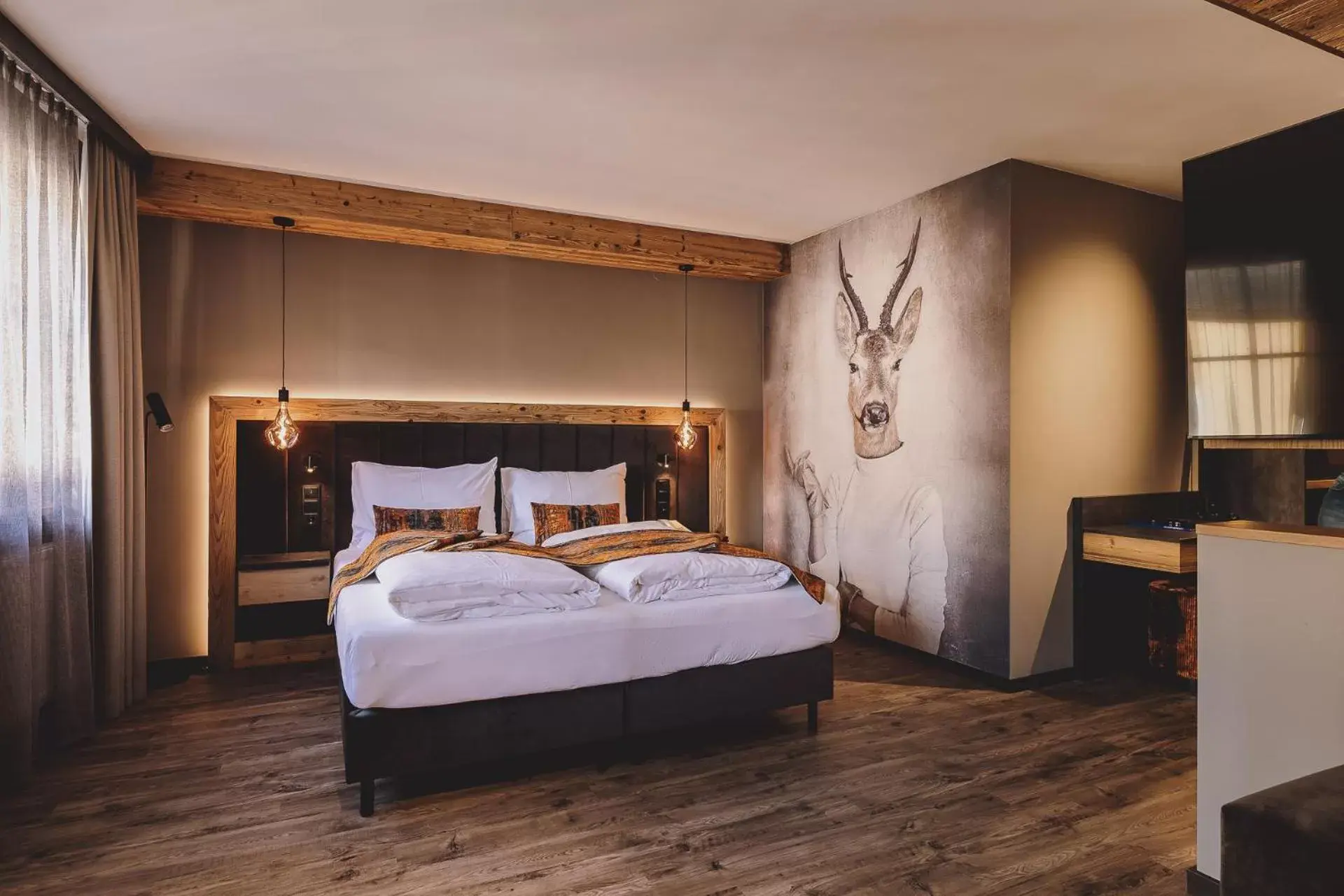 Bedroom, Bed in ALTE POST Gastein - Alpine Boutique Hotel & Spa
