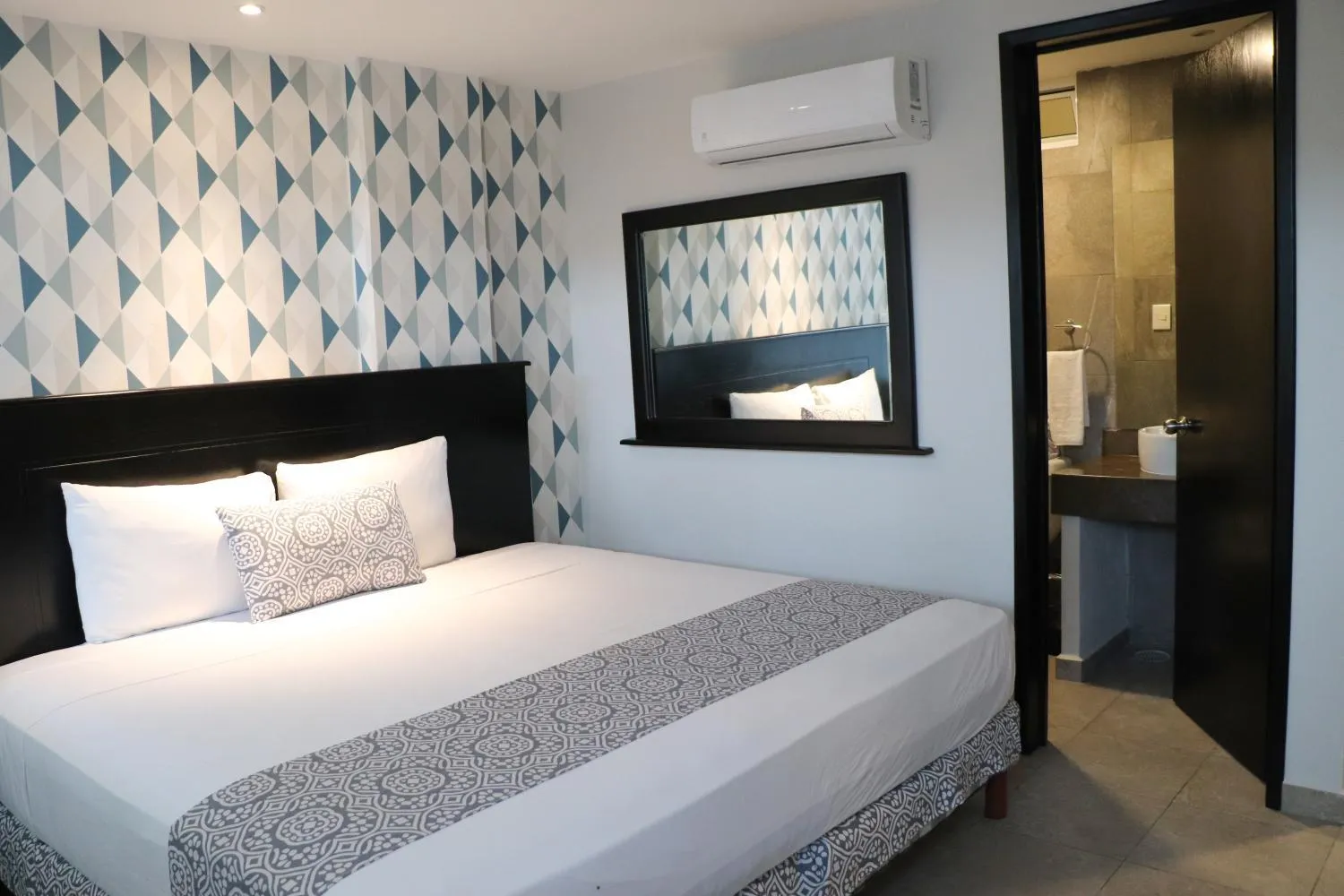 Bed in Hotel Costa Verde