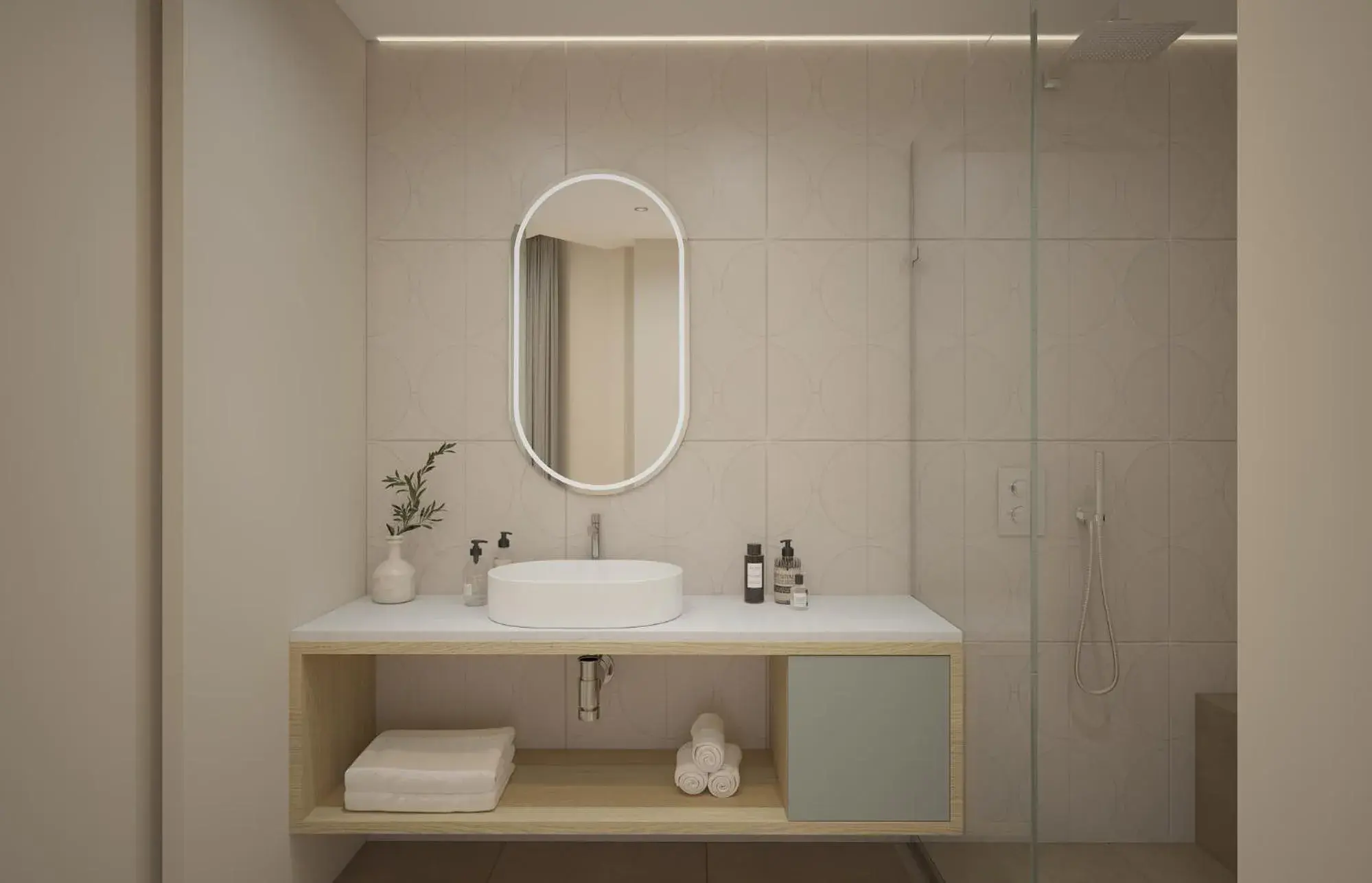 Bathroom in Hotel Cavalieri Palace