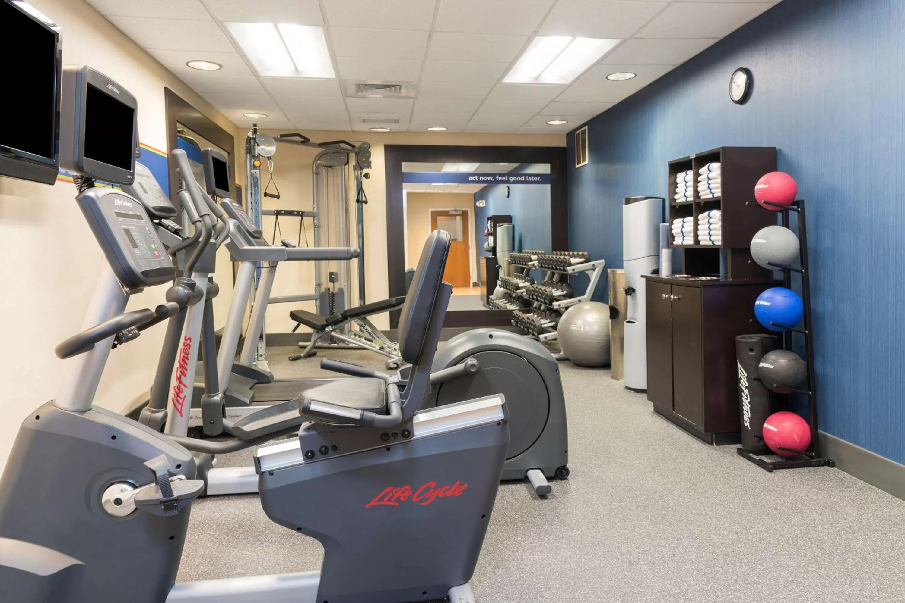 Fitness centre/facilities in Hampton Inn East Lansing