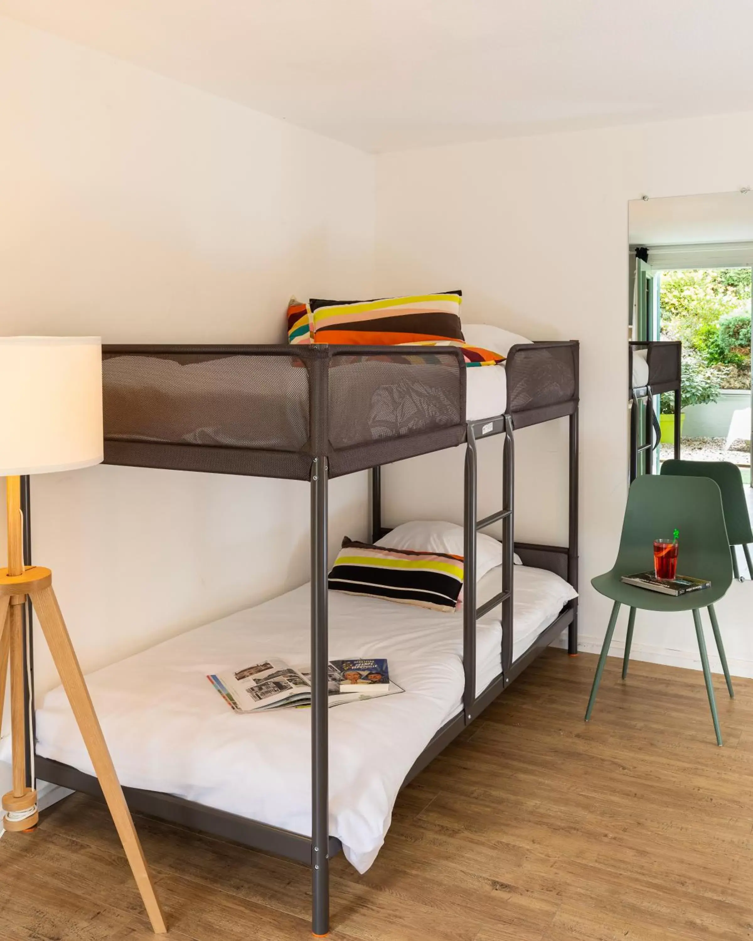 Bedroom, Bunk Bed in Hôtel Les Hauts de Meursault