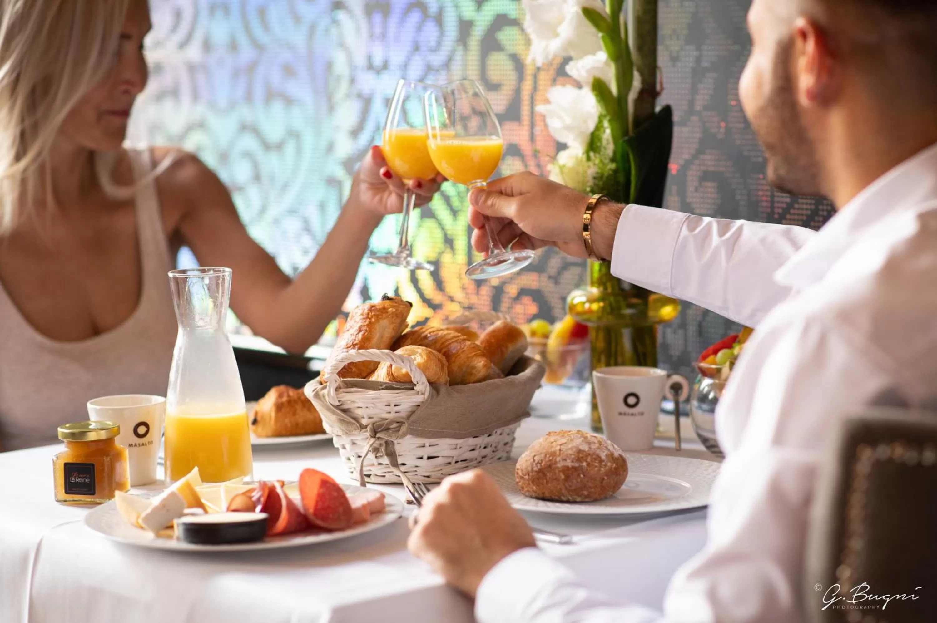 Continental breakfast in Boutique Hôtel, La Cour de la Reine, Rooftop & Bistronomique Restaurant
