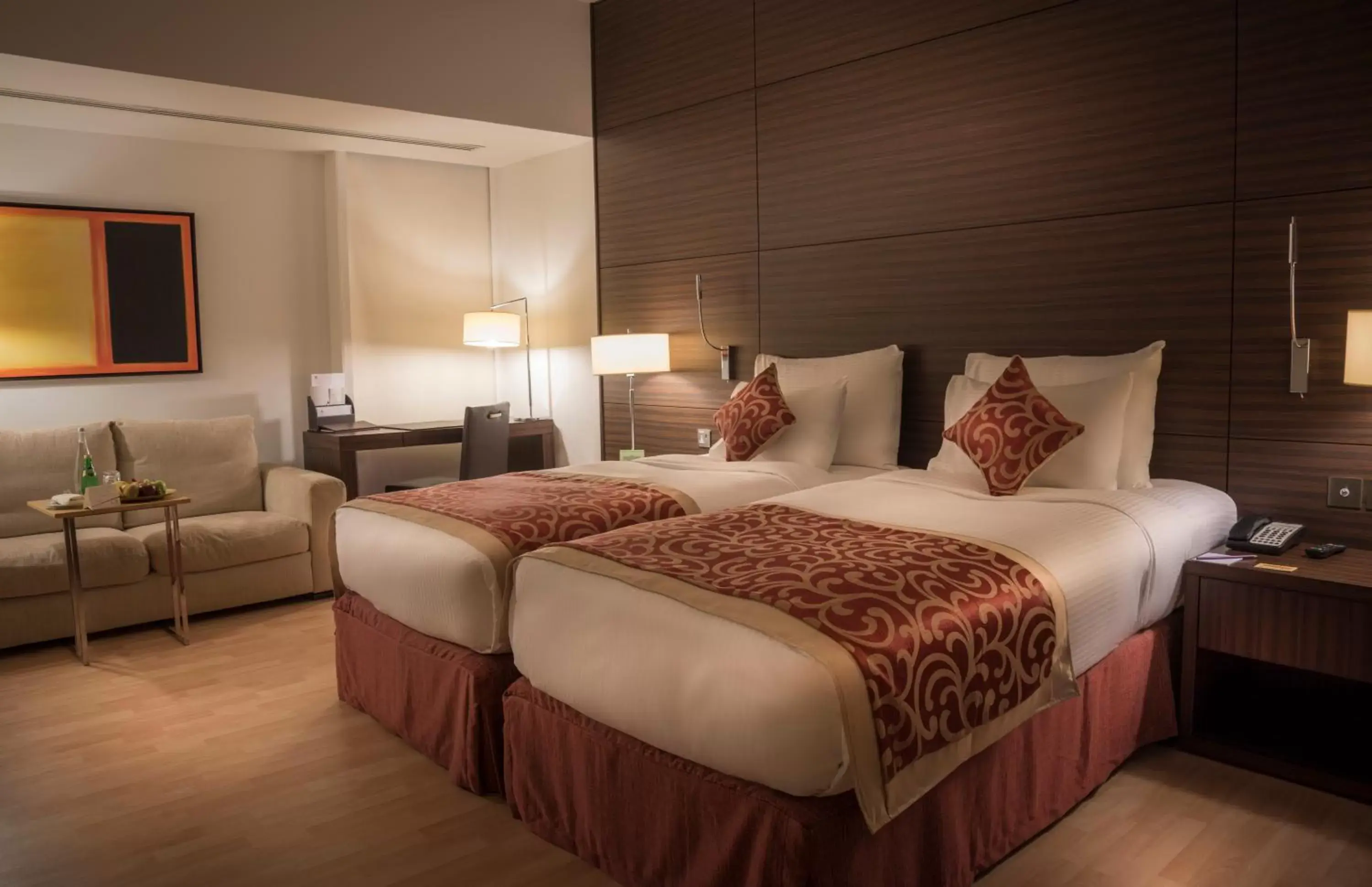 Bed in Asdal Gulf Inn Boutique Hotel- SEEF