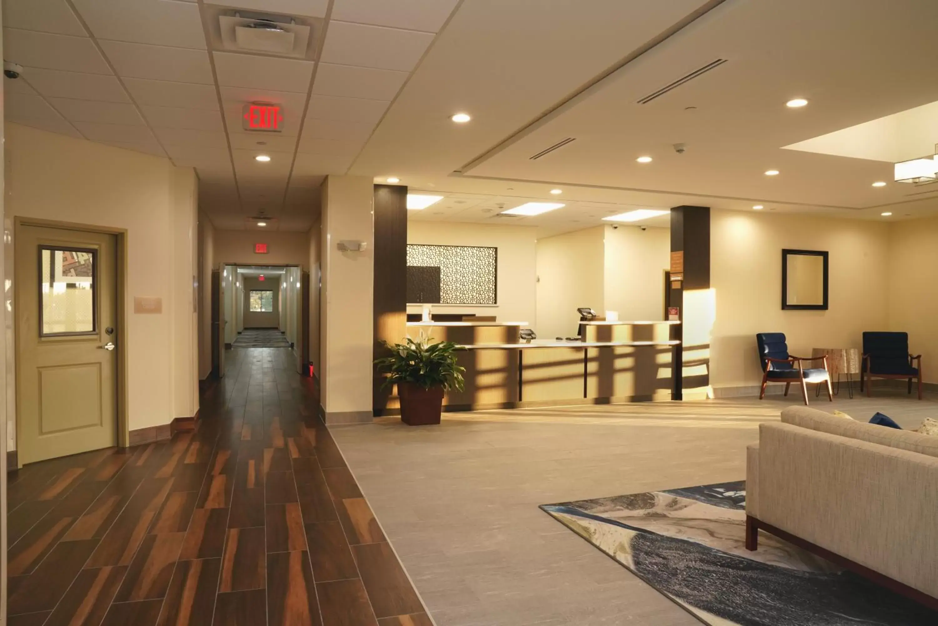 Property building, Lobby/Reception in Candlewood Suites - Plano North, an IHG Hotel