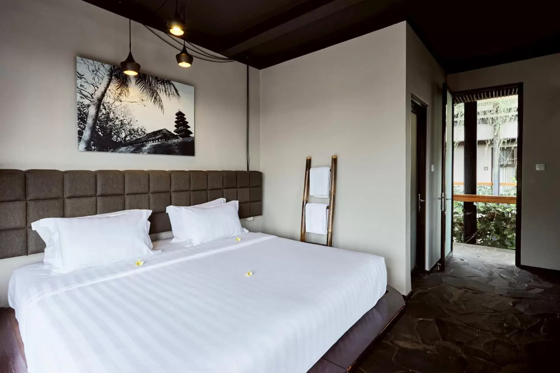 Bed in Outpost Ubud Penestanan Coworking & Coliving