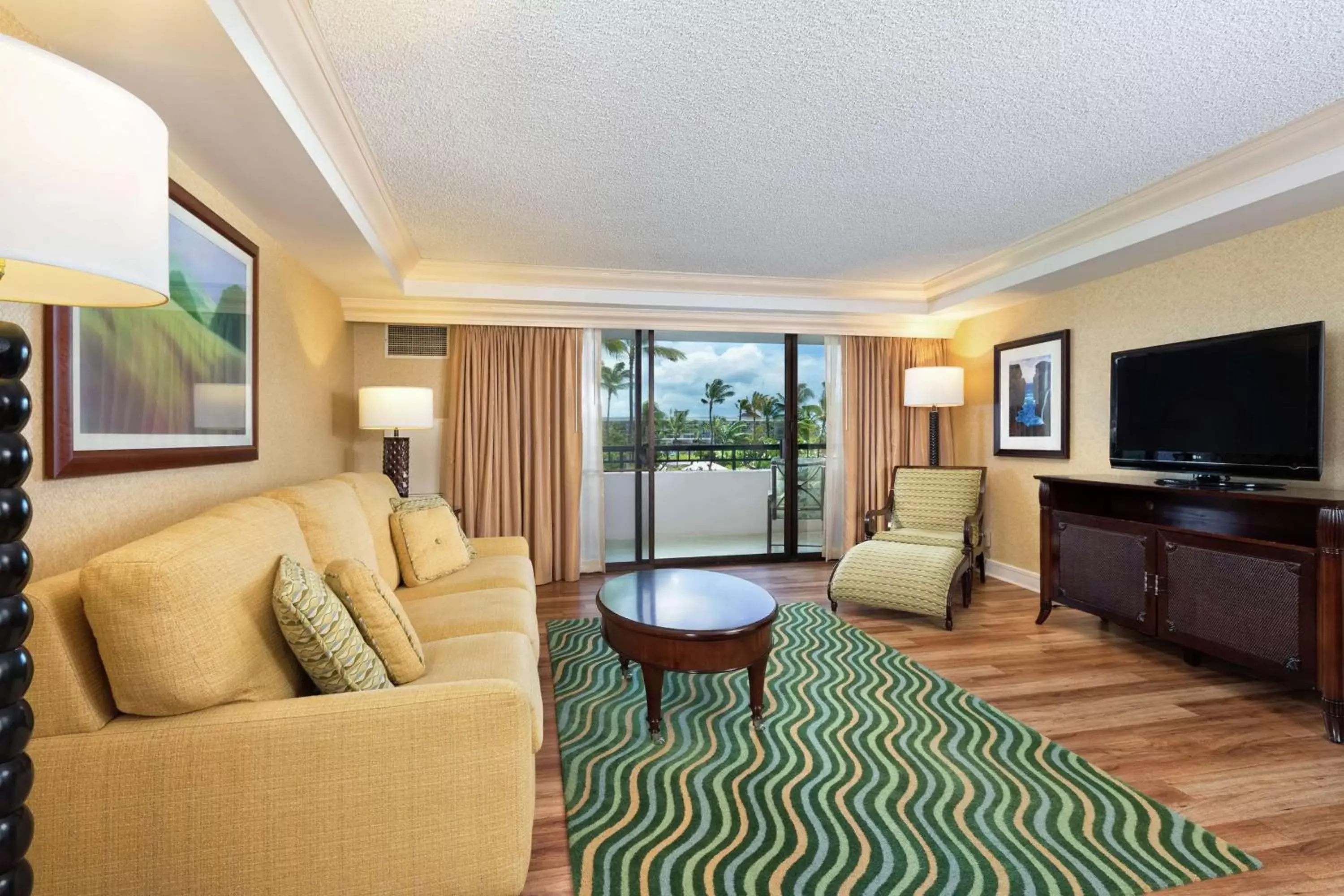 Living room, Seating Area in Hilton Grand Vacations Club Ocean Tower Waikoloa Village