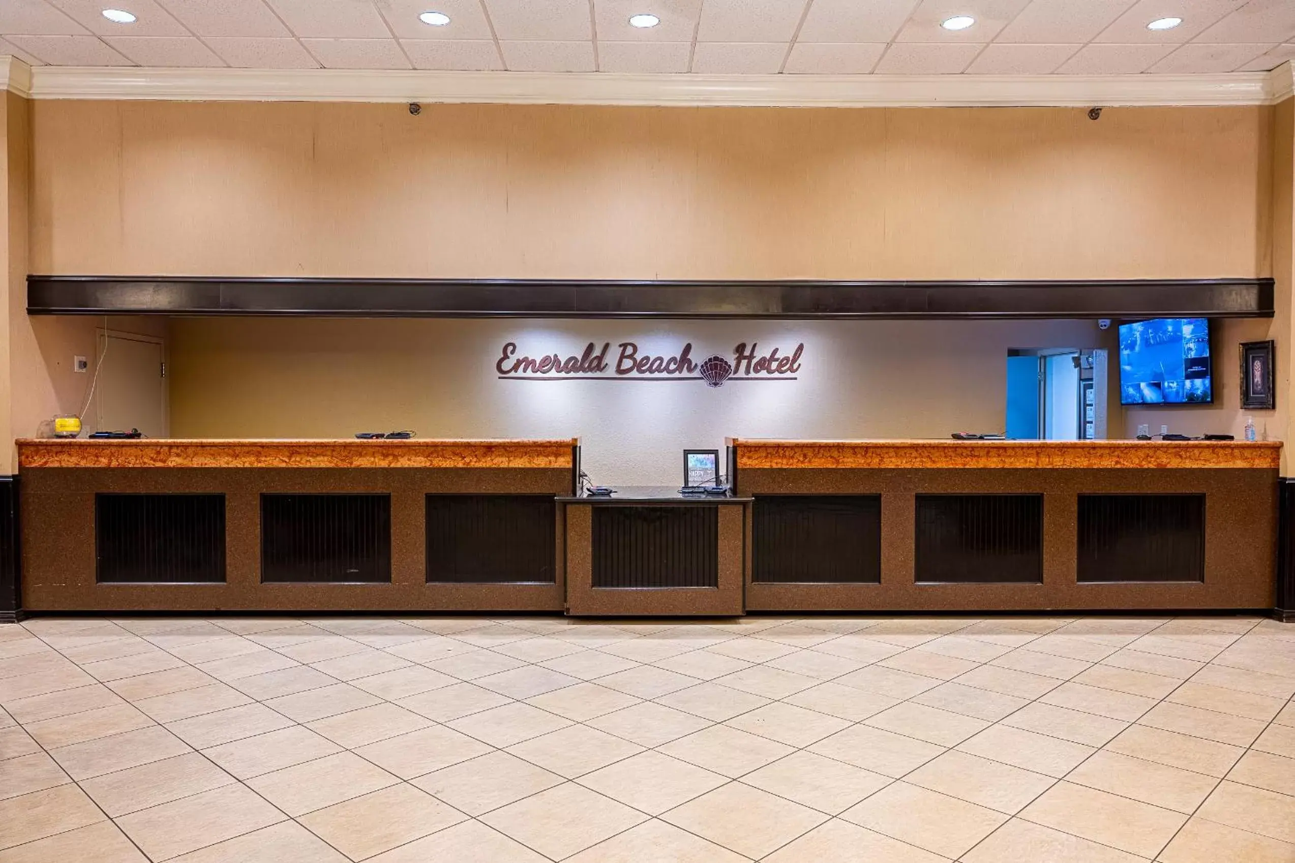 Lobby or reception in Emerald Beach Hotel Corpus Christi