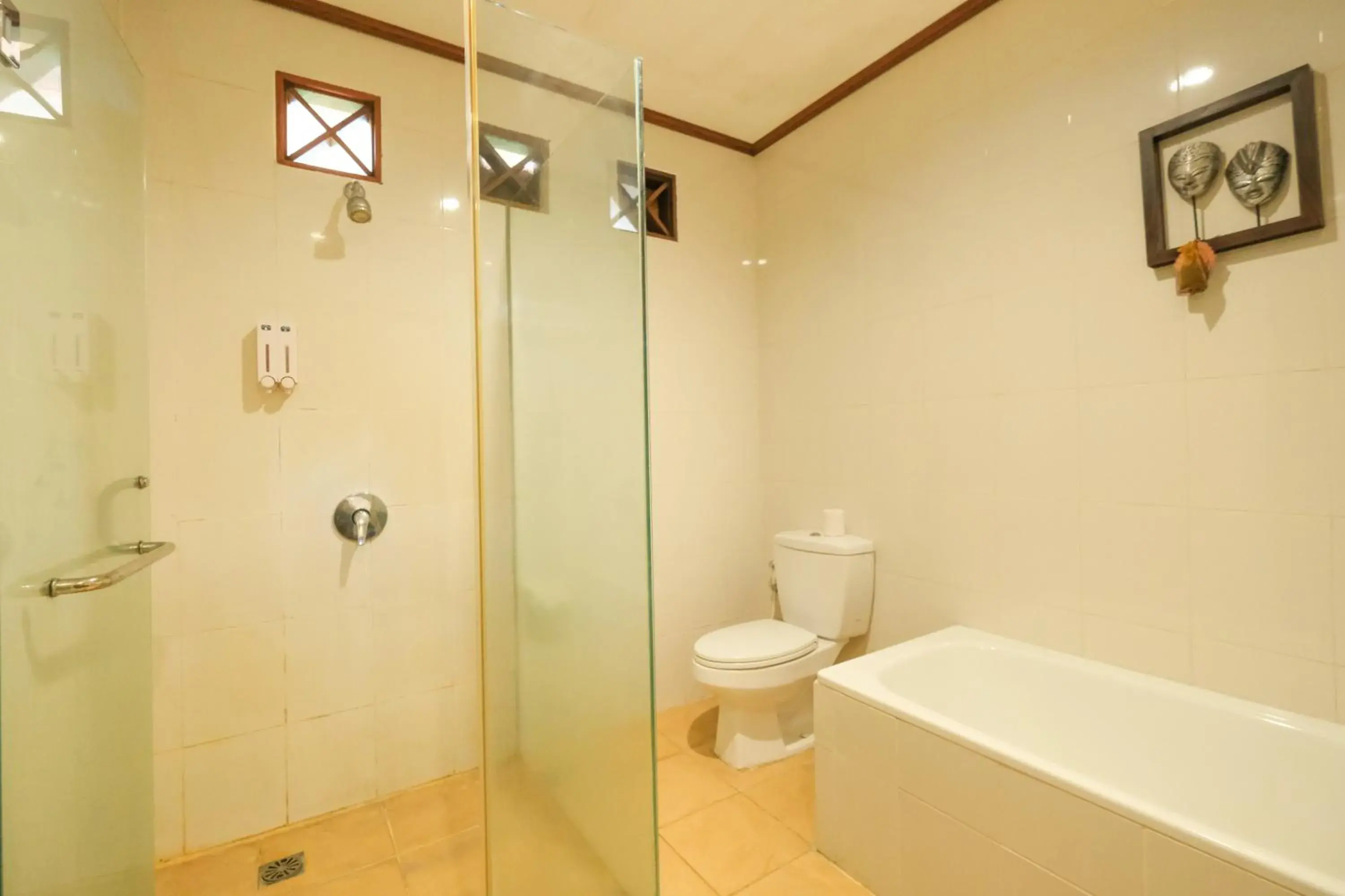 Bathroom in Bhuwana Ubud Hotel and Farming