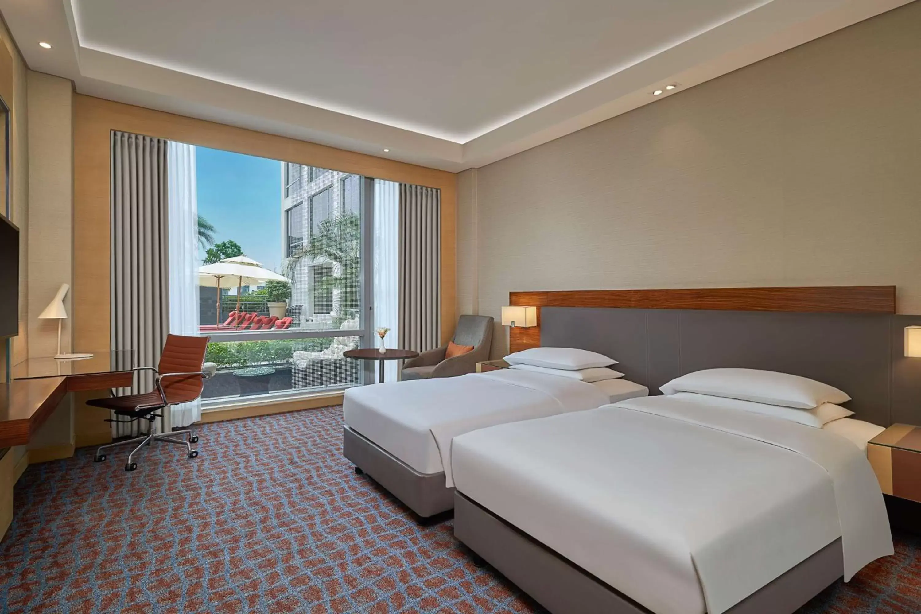 Bedroom, Bed in Hyatt Regency Lucknow Gomti Nagar