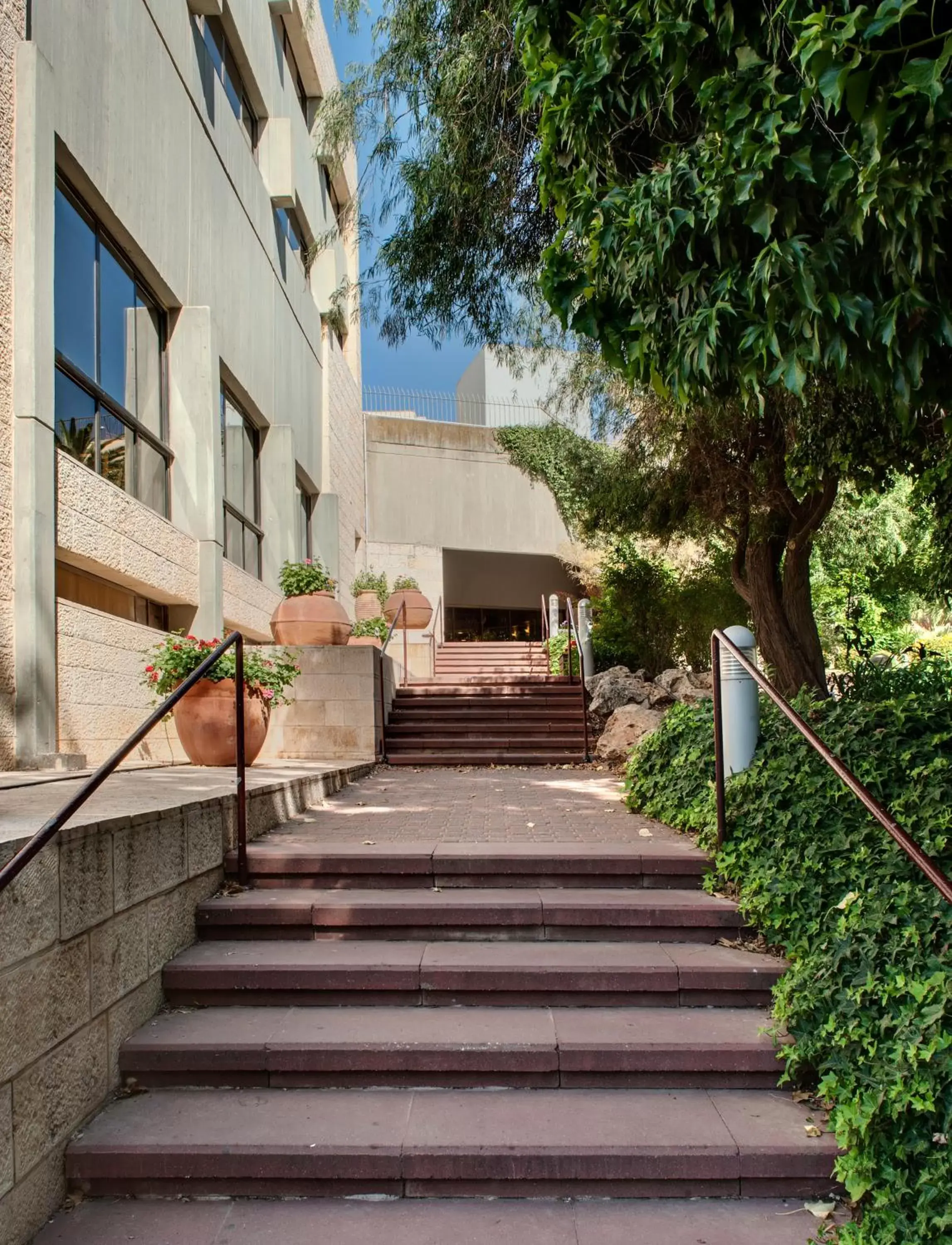 Patio, Property Building in Ramat Rachel Resort