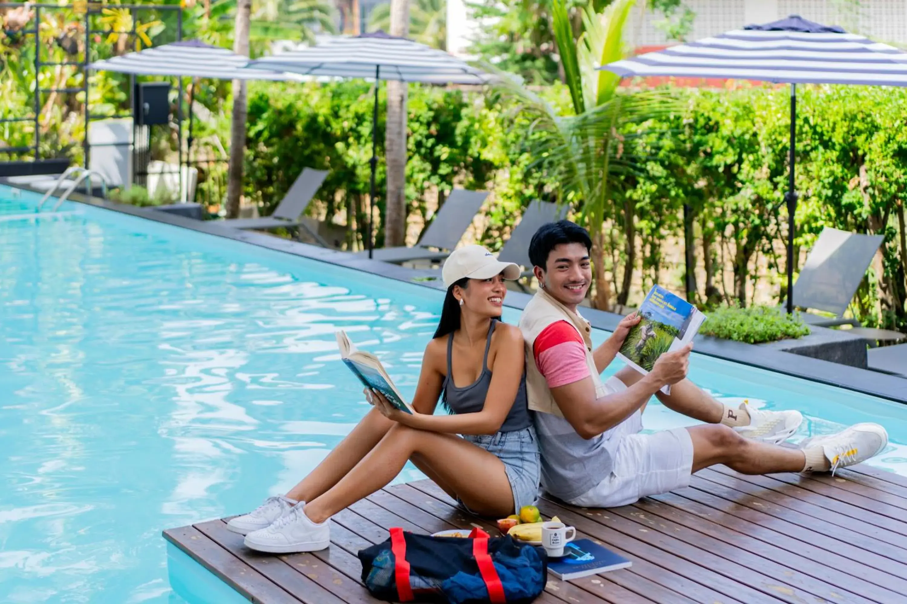 Pool view in Book a Bed Poshtel - SHA Plus Pool view in Book a Bed Poshtel - SHA Plus