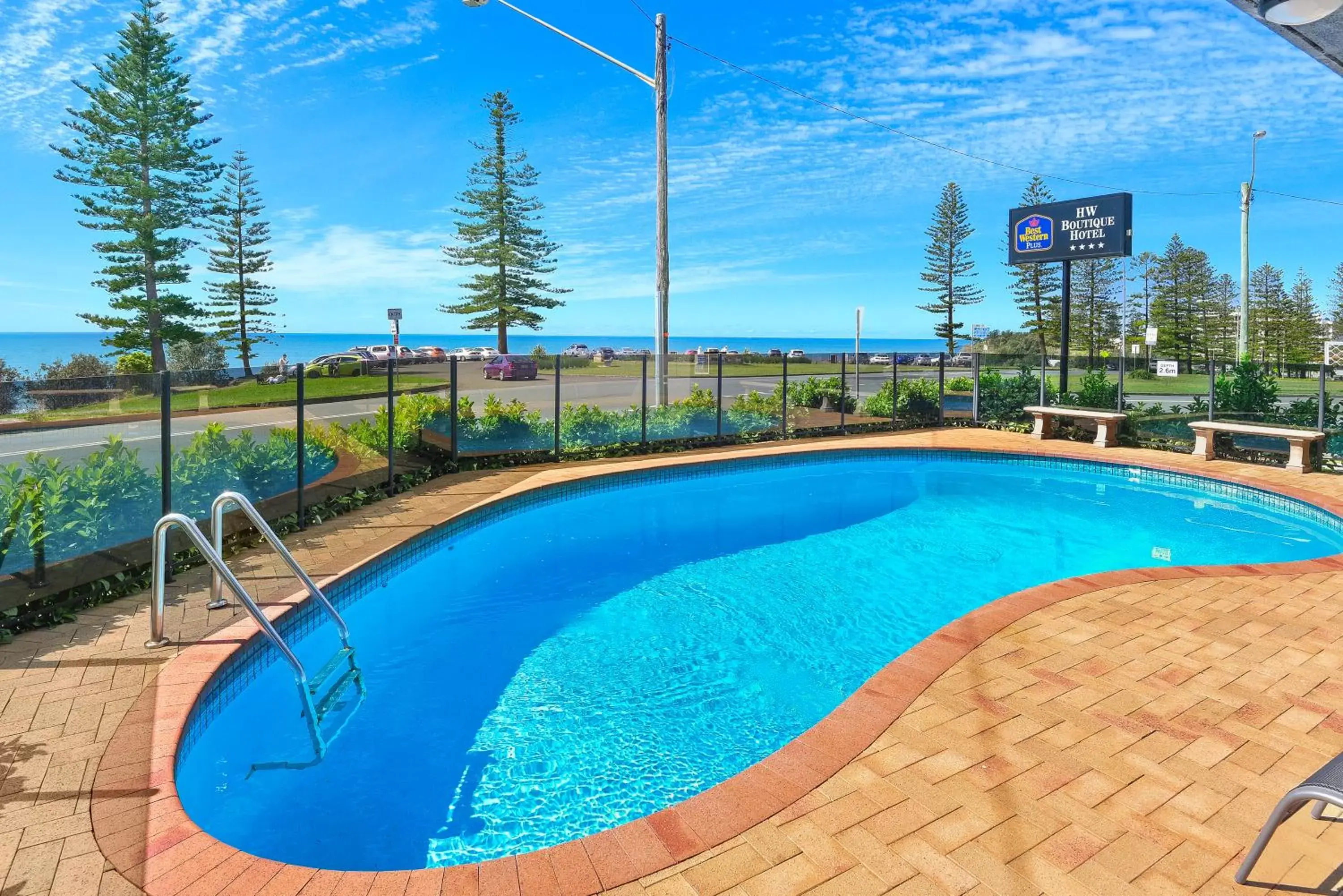 Swimming pool in ibis Styles Port Macquarie Swimming pool in ibis Styles Port Macquarie