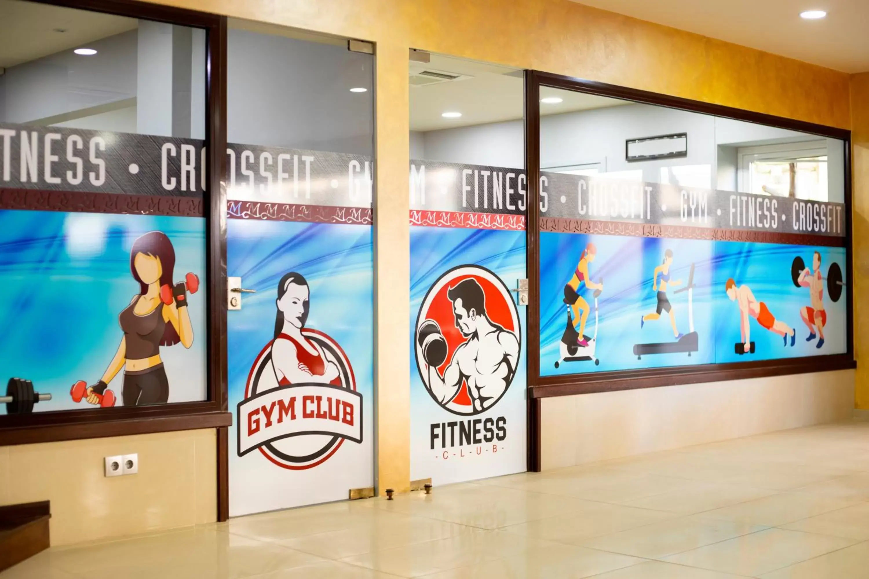 Fitness centre/facilities in Hotel Maria del Mar