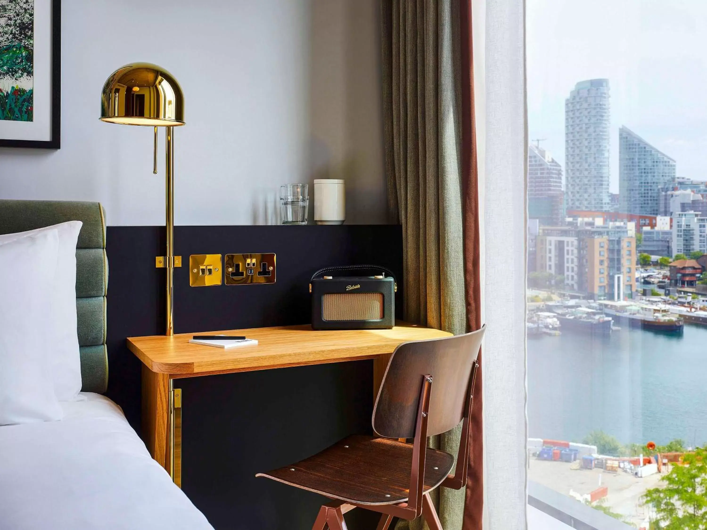 Bedroom in TRIBE London Canary Wharf