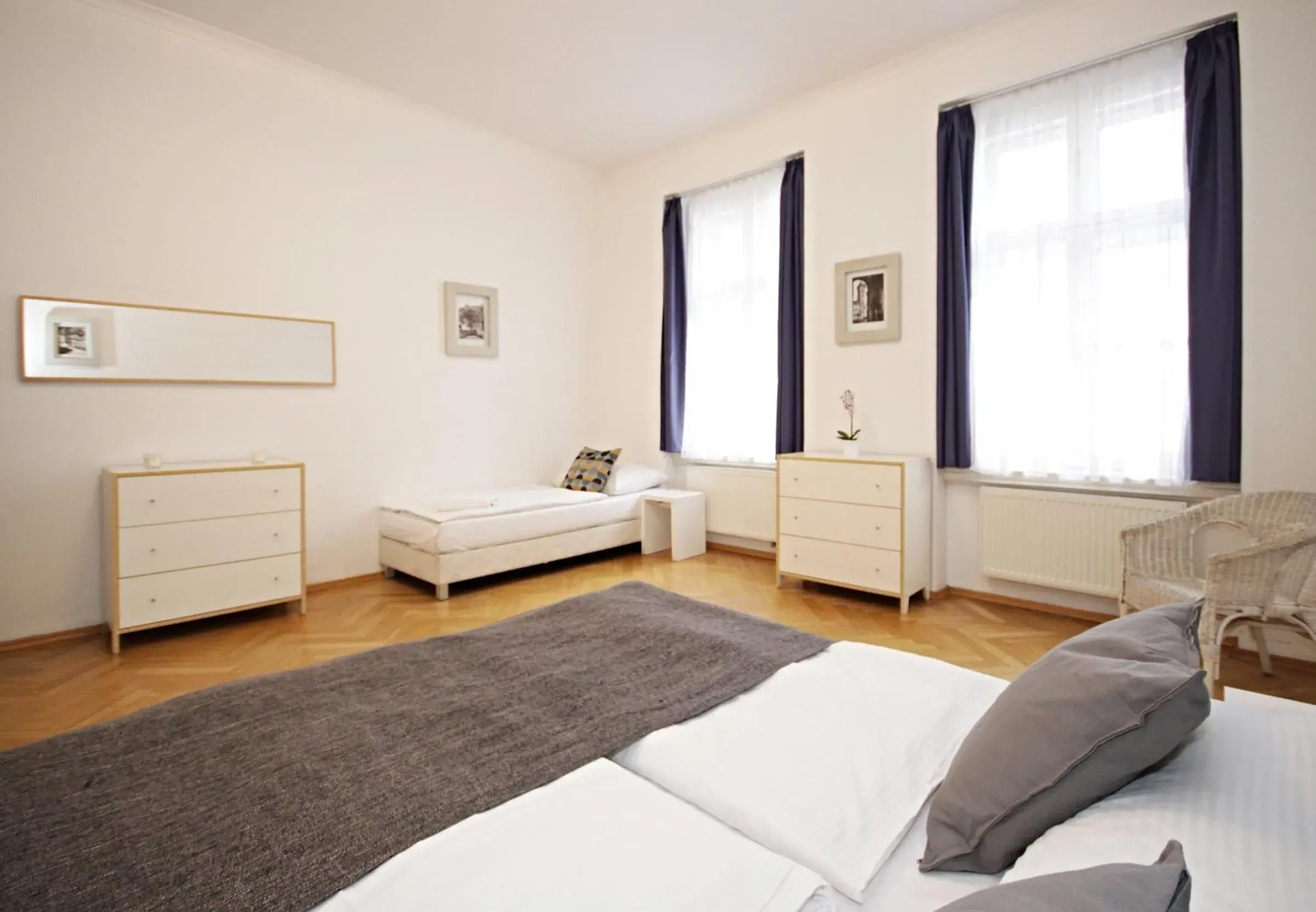 Decorative detail, Bed in Prague Central Residence