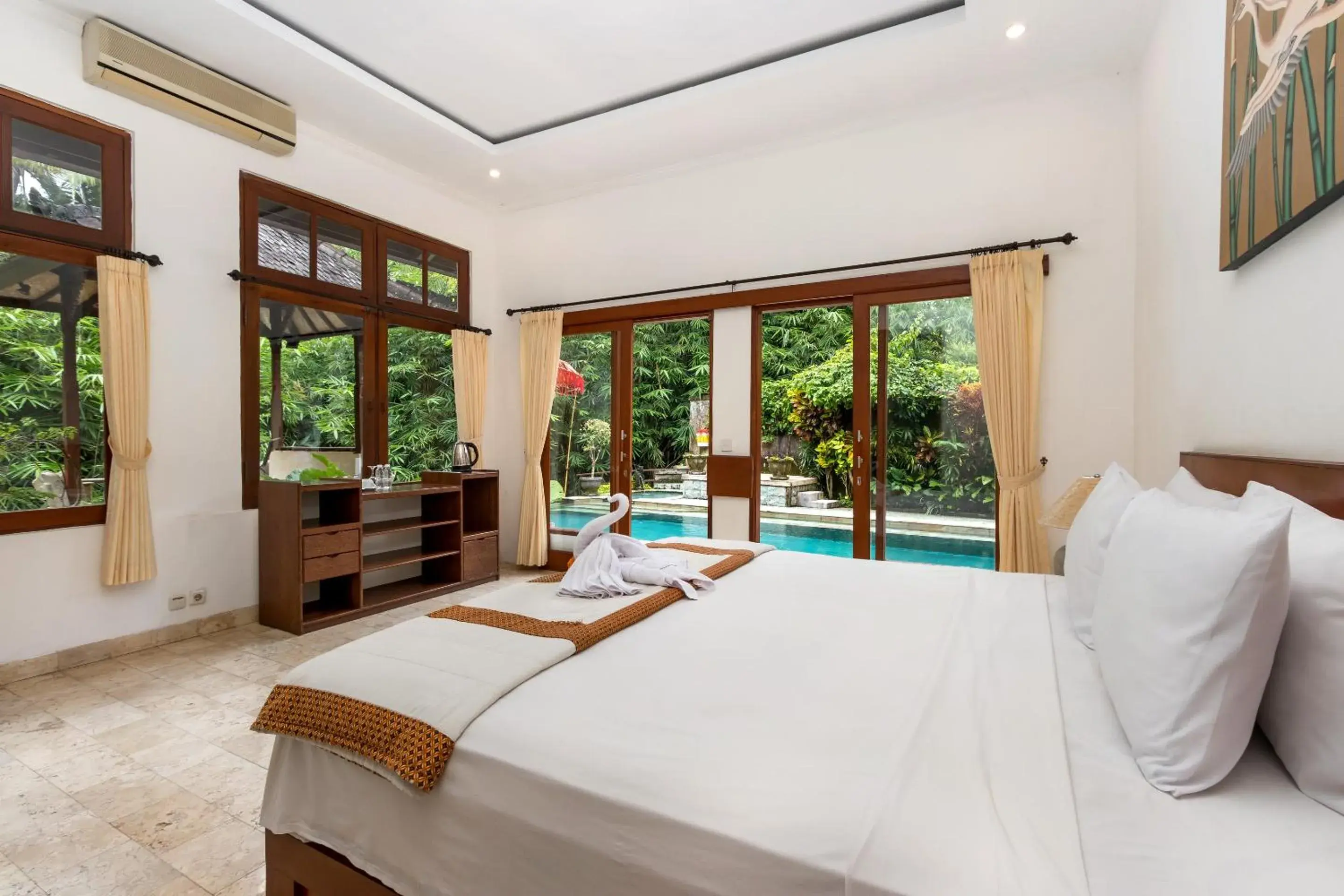 Bed in Padma Ubud Retreat