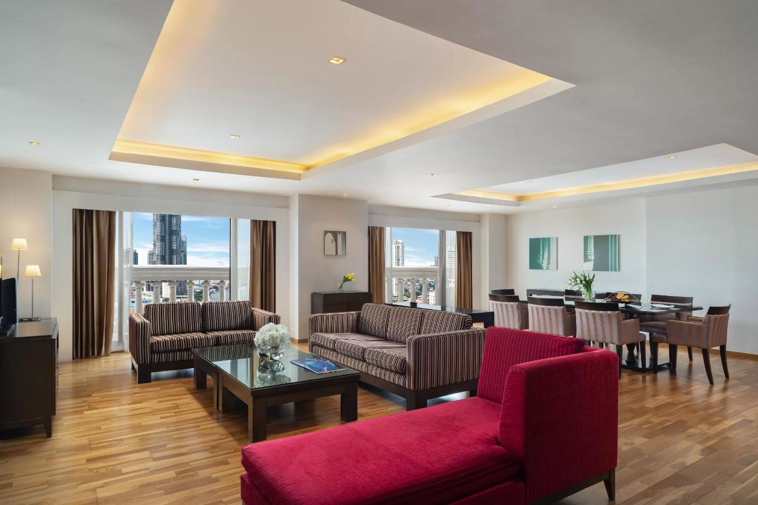 Living room in lebua at State Tower