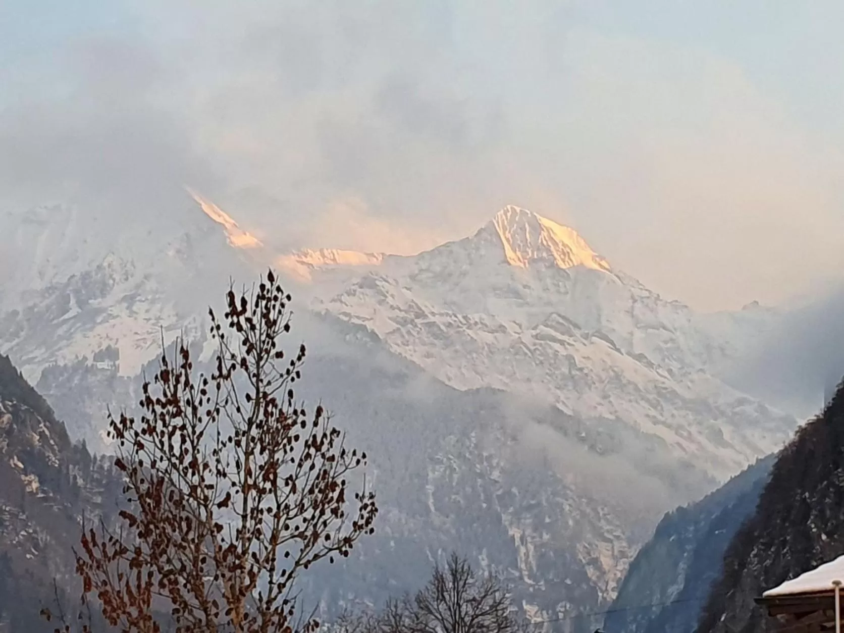 Mountain view in Chalet-Gafri - BnB - Frühstückspension und Gastfreundschaft