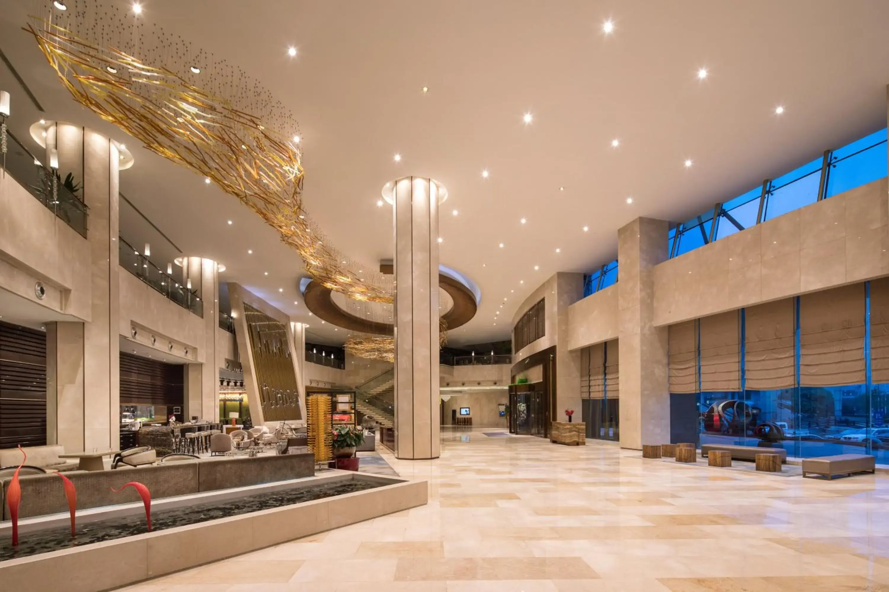 Property building, Lobby/Reception in Crowne Plaza Taizhou, an IHG Hotel