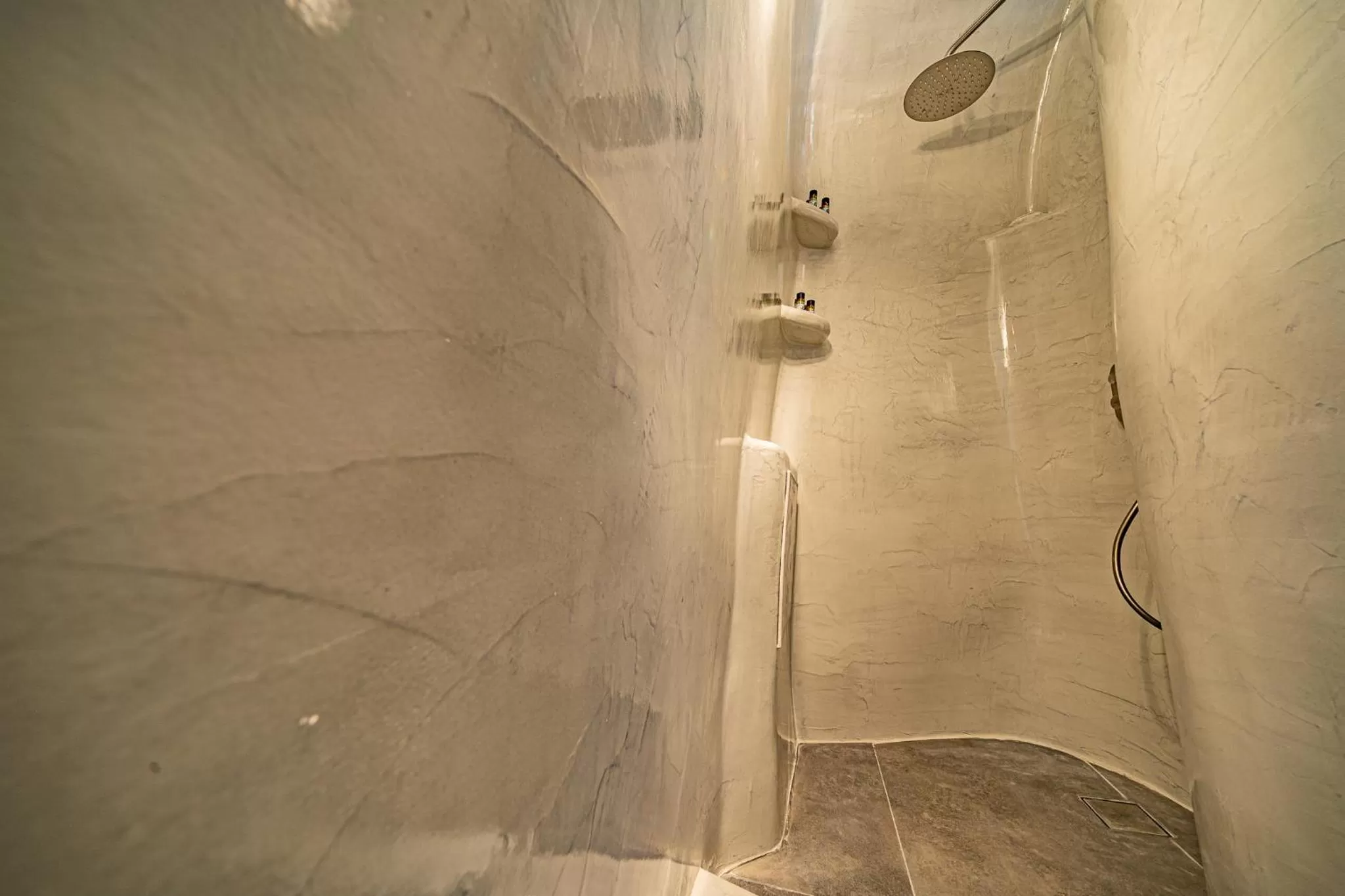 Shower in Eternity Suites Santorini