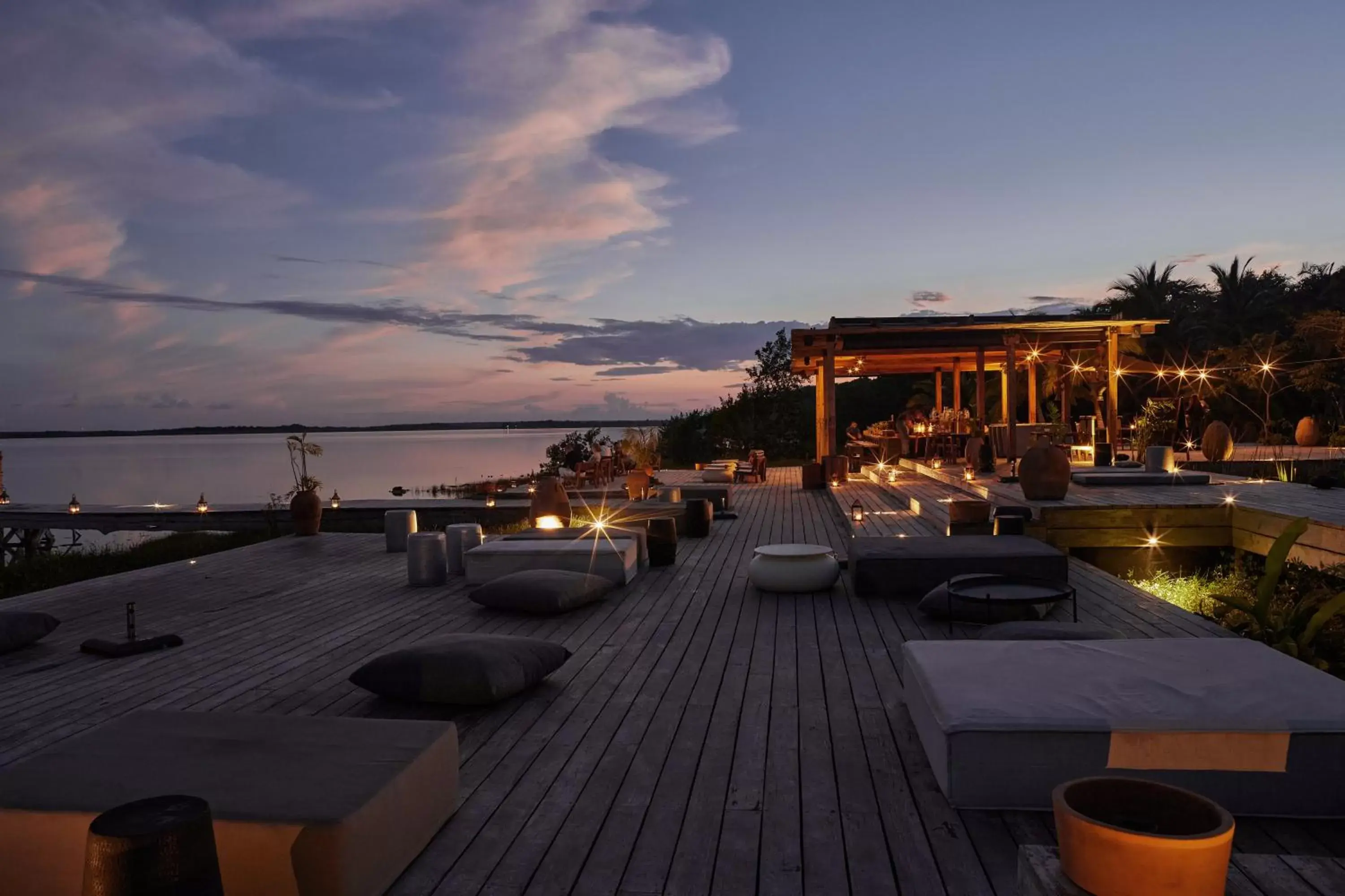 Lake view in Our Habitas Bacalar