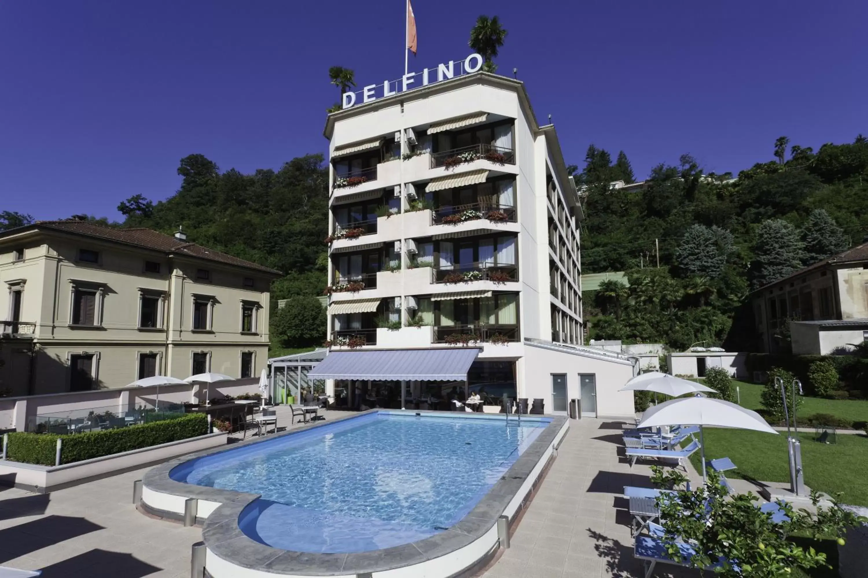 Summer, Property Building in Hotel Delfino Lugano