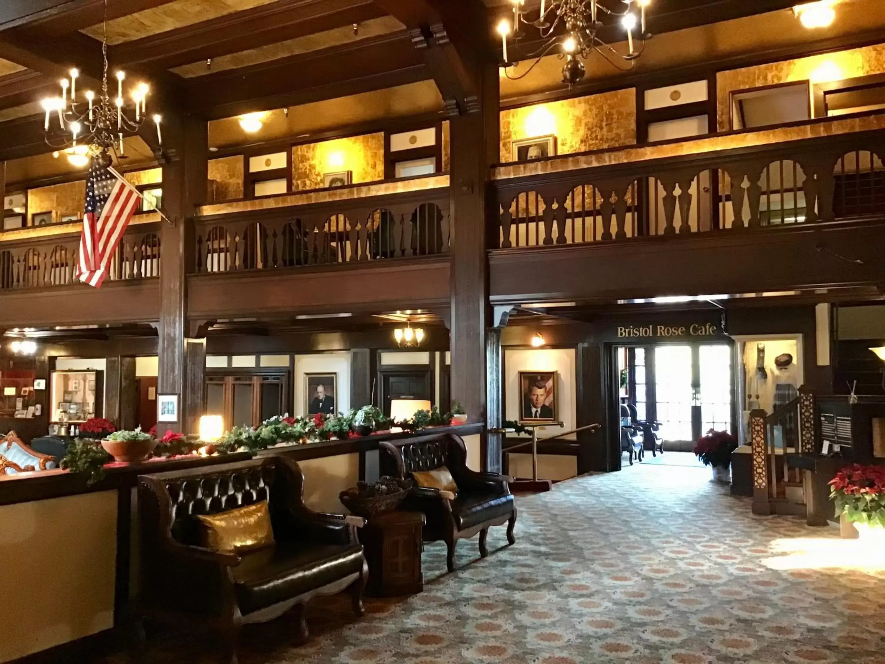 Lobby or reception in Eureka Inn, Trademark Collection by Wyndham Lobby or reception in Eureka Inn, Trademark Collection by Wyndham