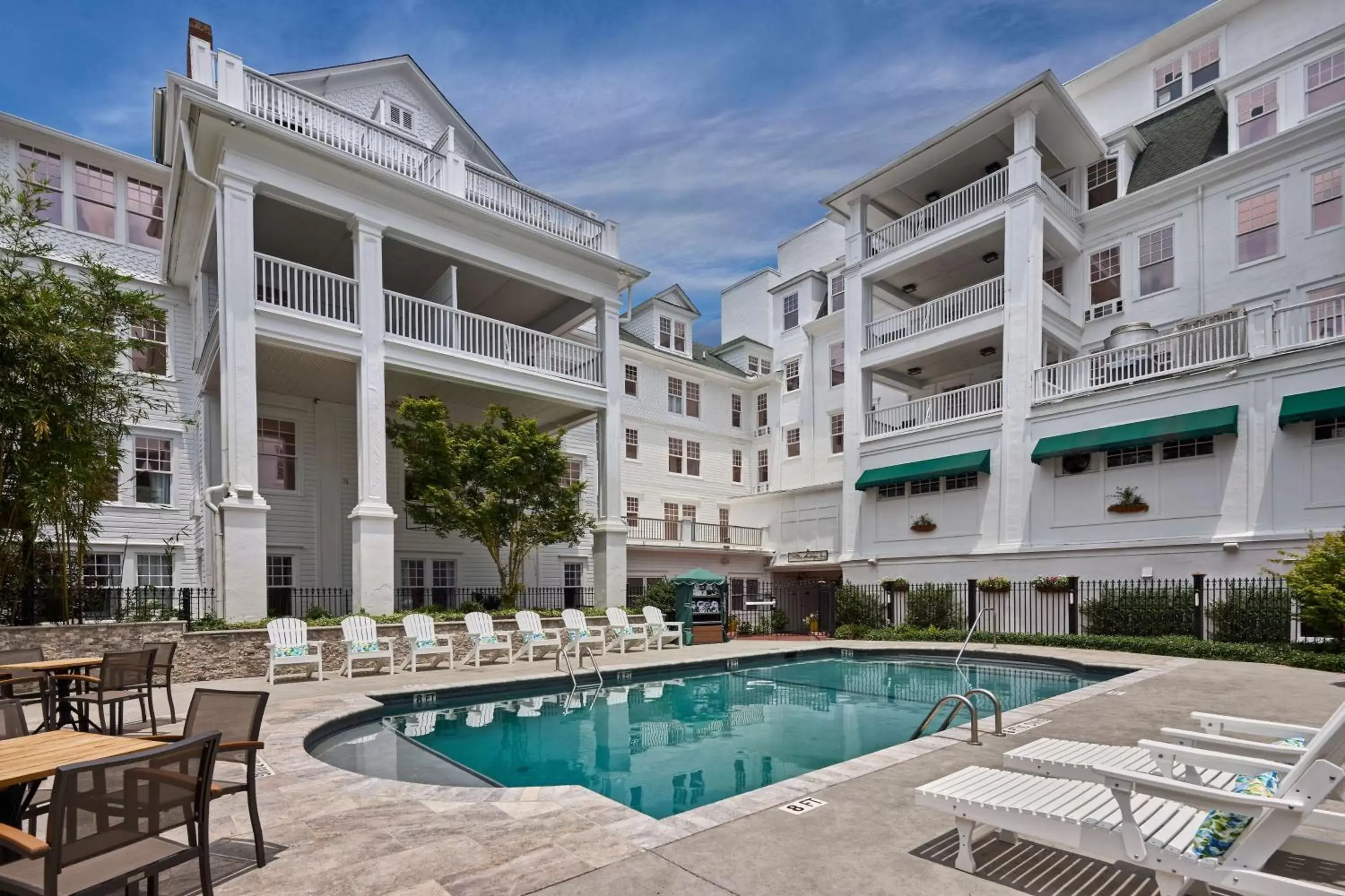Pool view in The Partridge Inn Augusta, Curio Collection by Hilton Pool view in The Partridge Inn Augusta, Curio Collection by Hilton