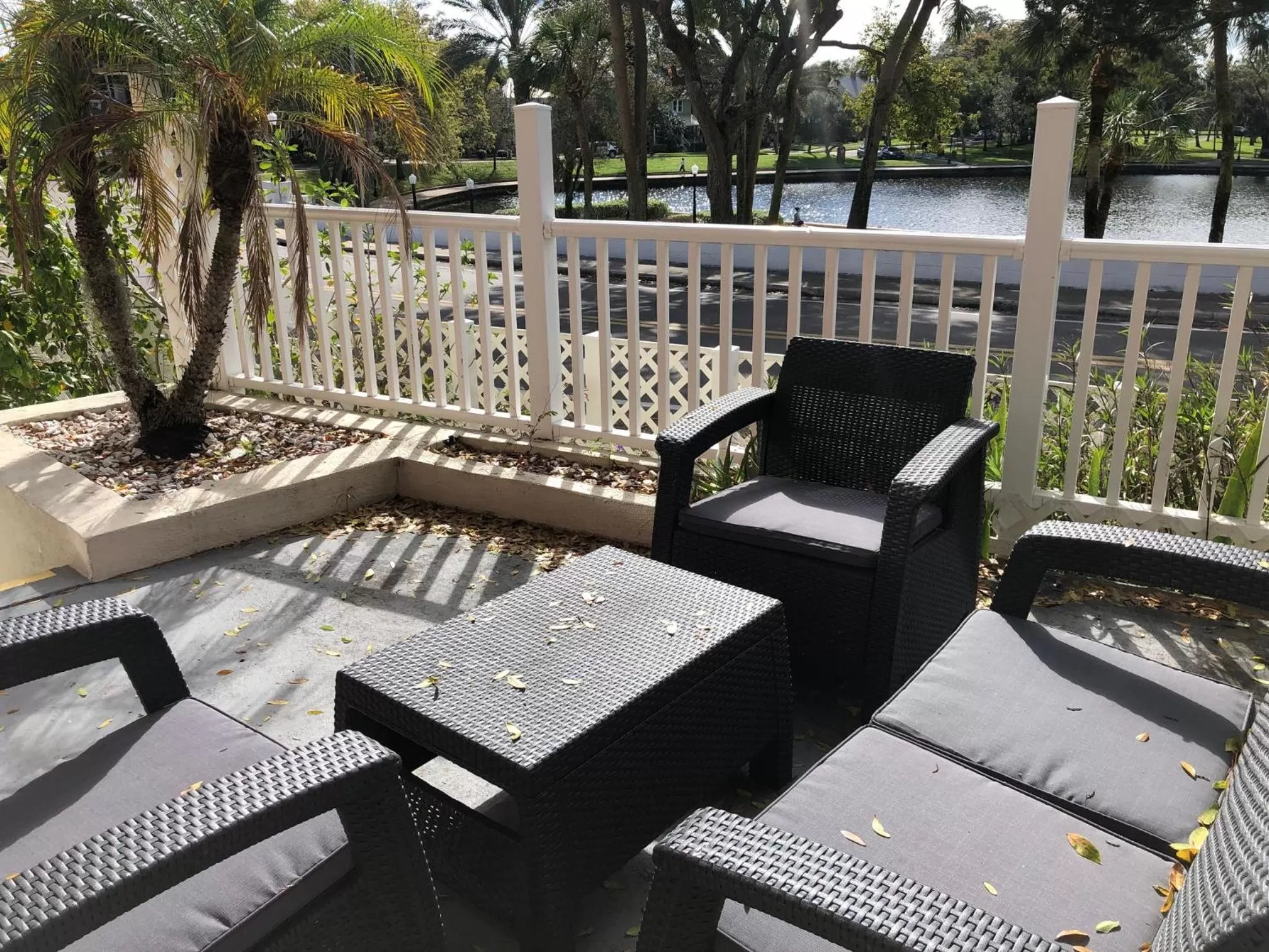 Patio in Tarpon Inn