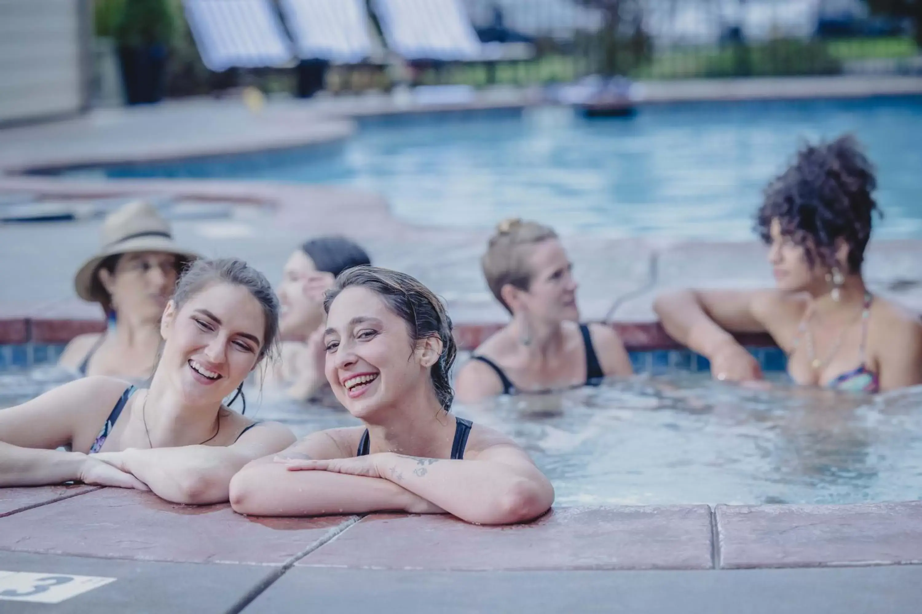 Swimming Pool in Blue Lake Casino and Hotel