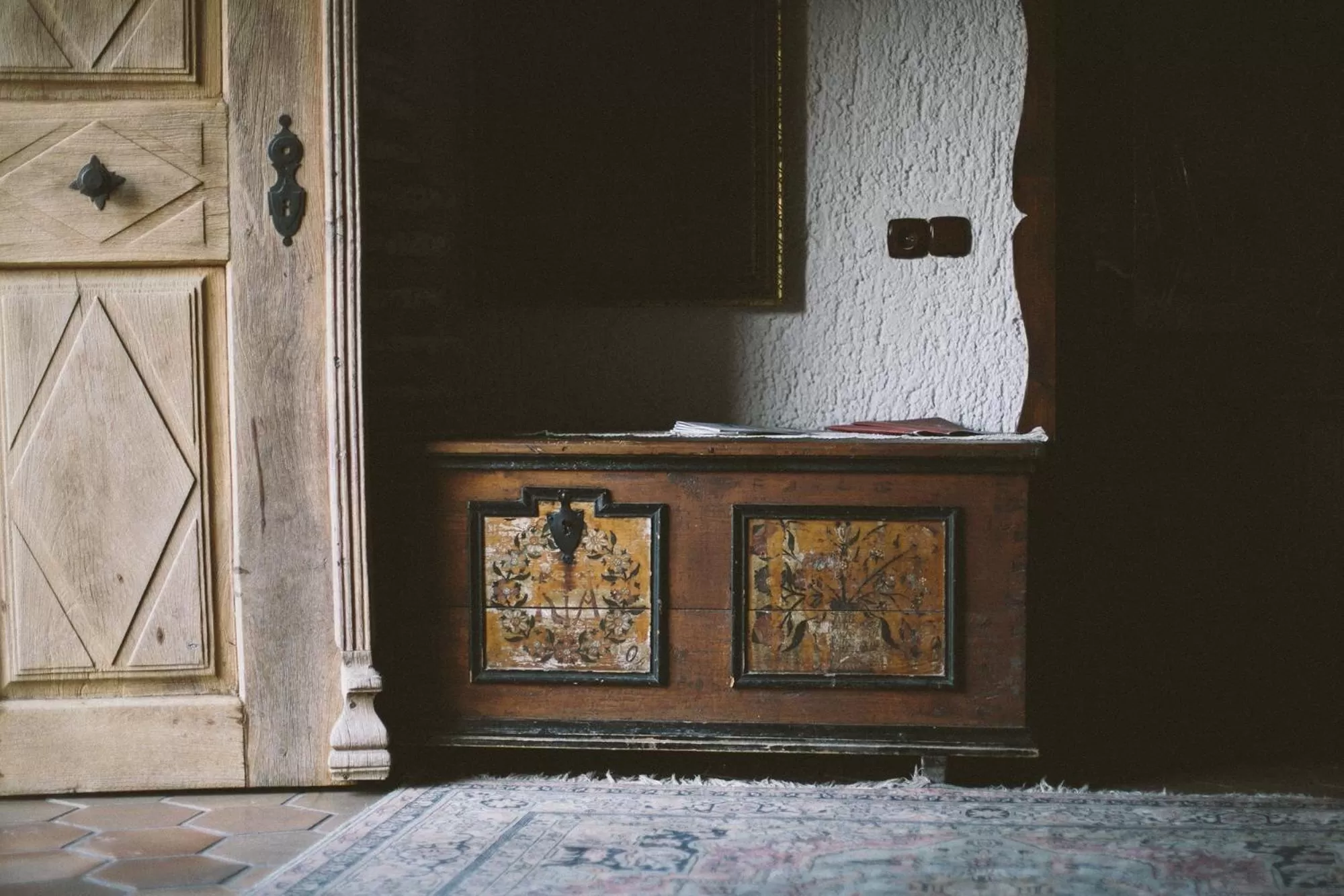 Decorative detail in Penzion Berc