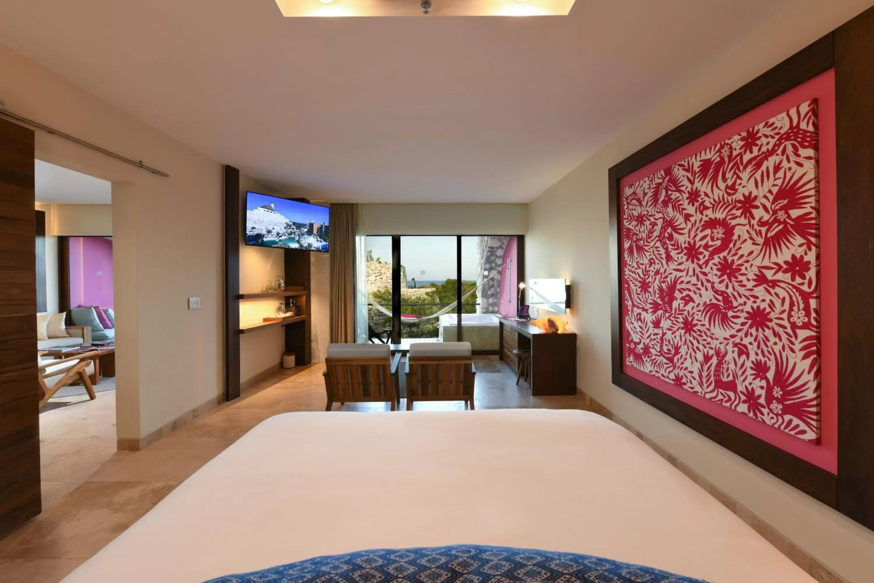 Lake view, Bed in Hotel Xcaret Mexico All Parks All Fun Inclusive Lake view, Bed in Hotel Xcaret Mexico All Parks All Fun Inclusive