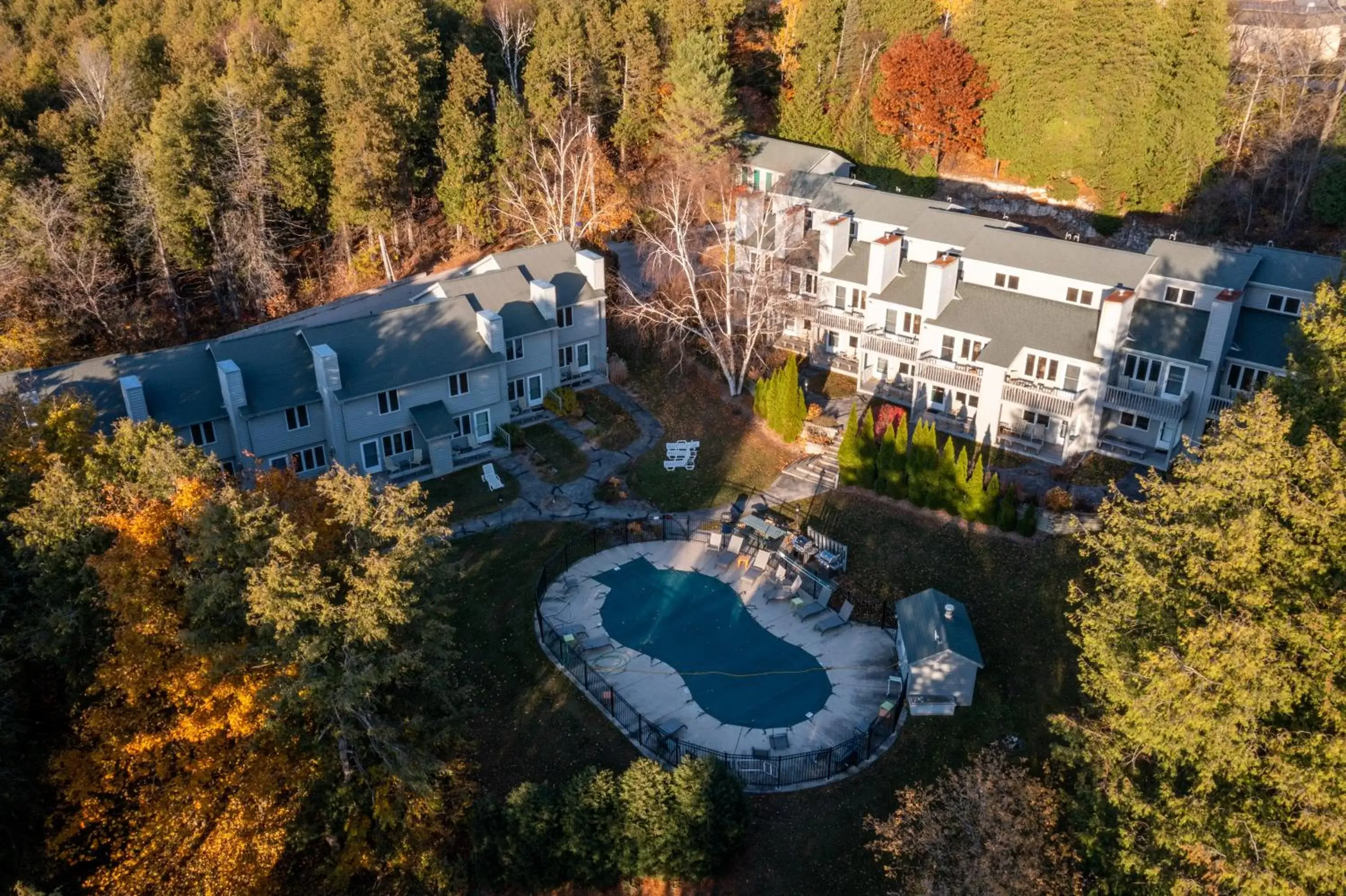 Bird's-eye View in Evergreen Hill Condominiums