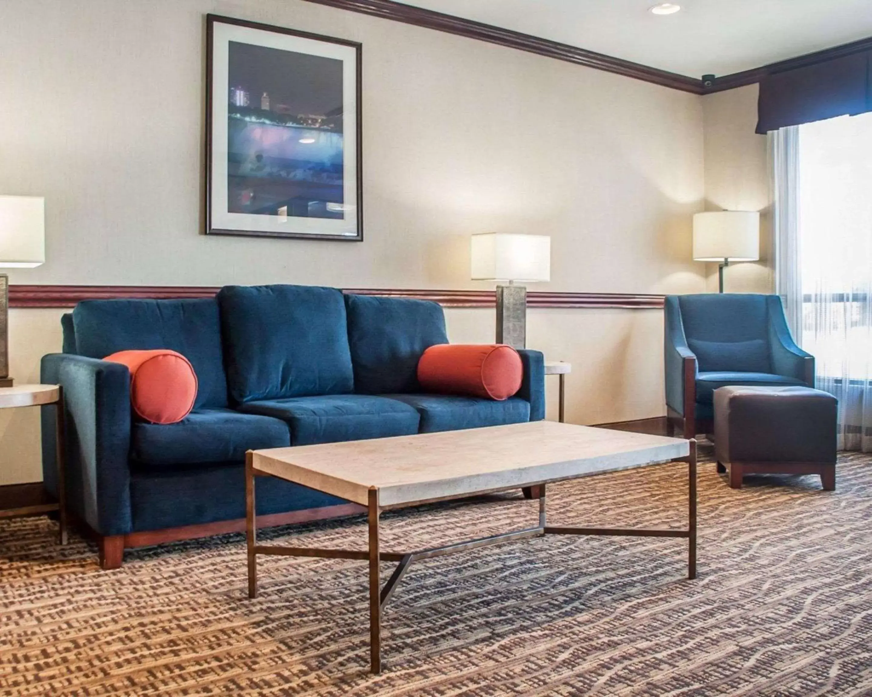 Lobby or reception, Seating Area in Quality Inn Near Walden Galleria Mall