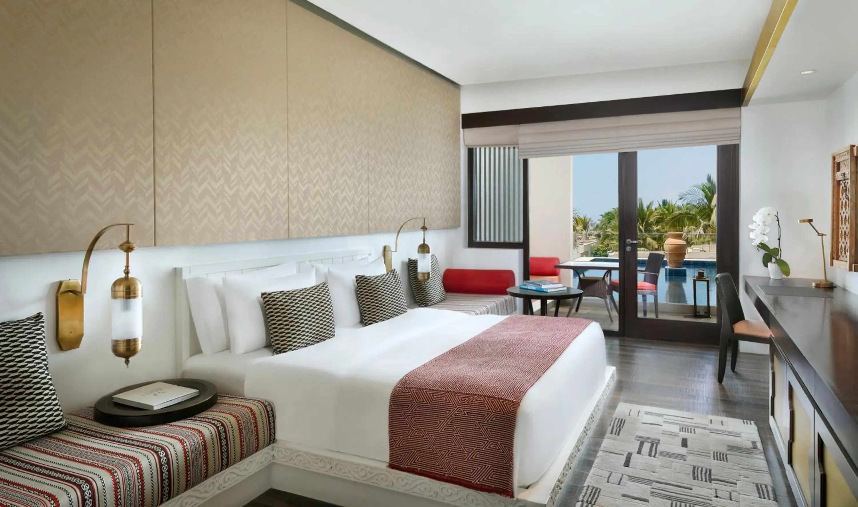 Bedroom, Bed in Al Baleed Resort Salalah by Anantara