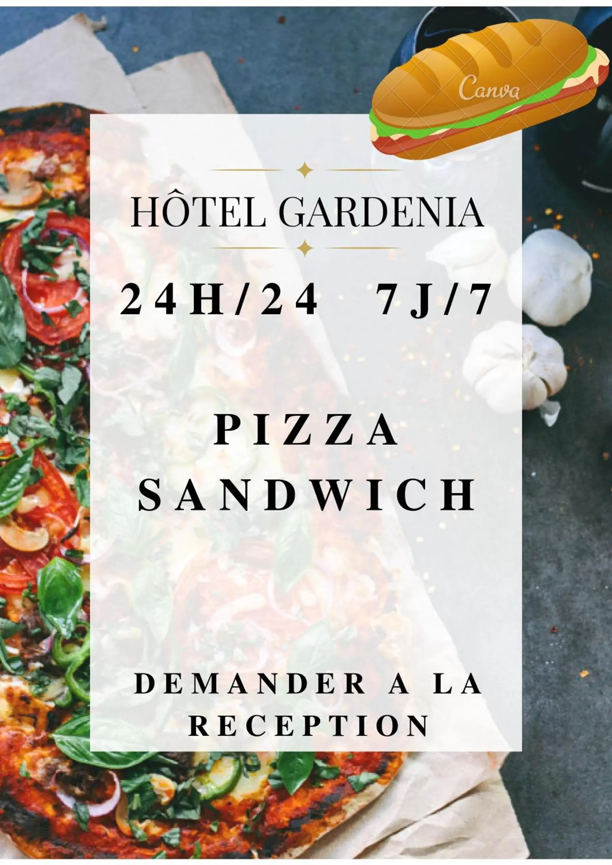 Restaurant/places to eat in Hôtel Gardenia Bordeaux Est