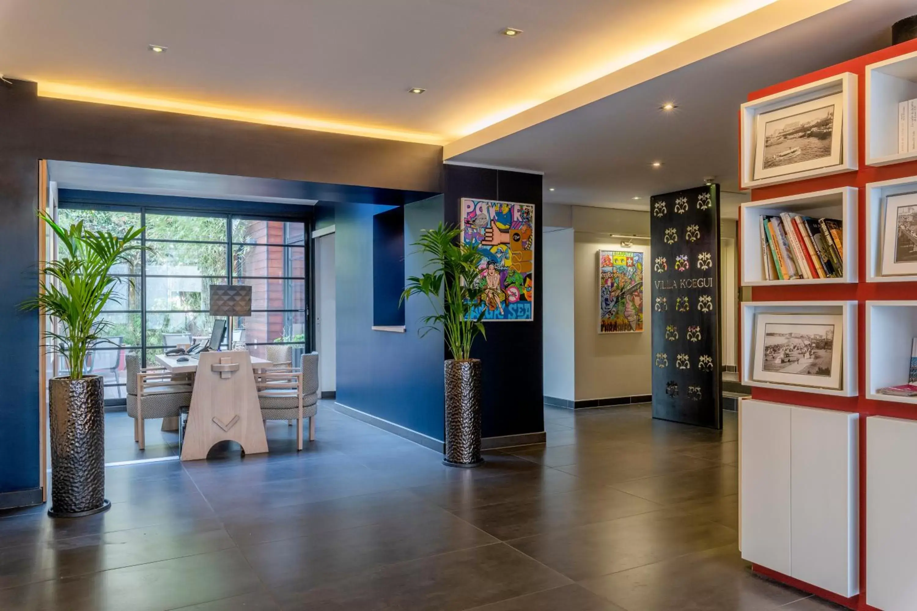 Area and facilities, Lobby/Reception in Hotel Villa Koegui Biarritz