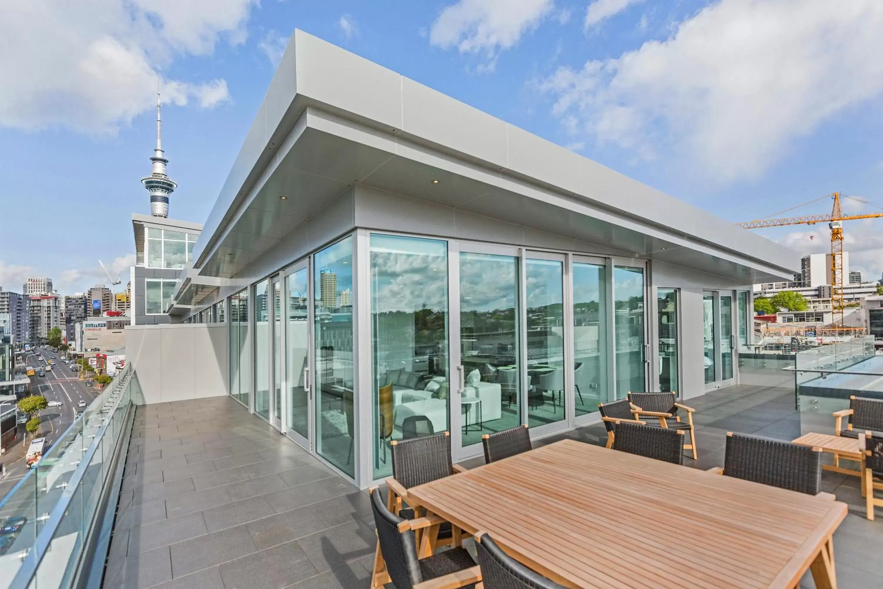 Balcony/Terrace in Swiss-Belsuites Victoria Park Auckland