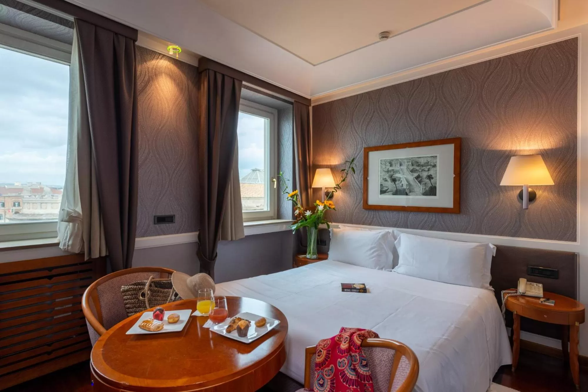 Bedroom, Bed in Grand Hotel Ortigia