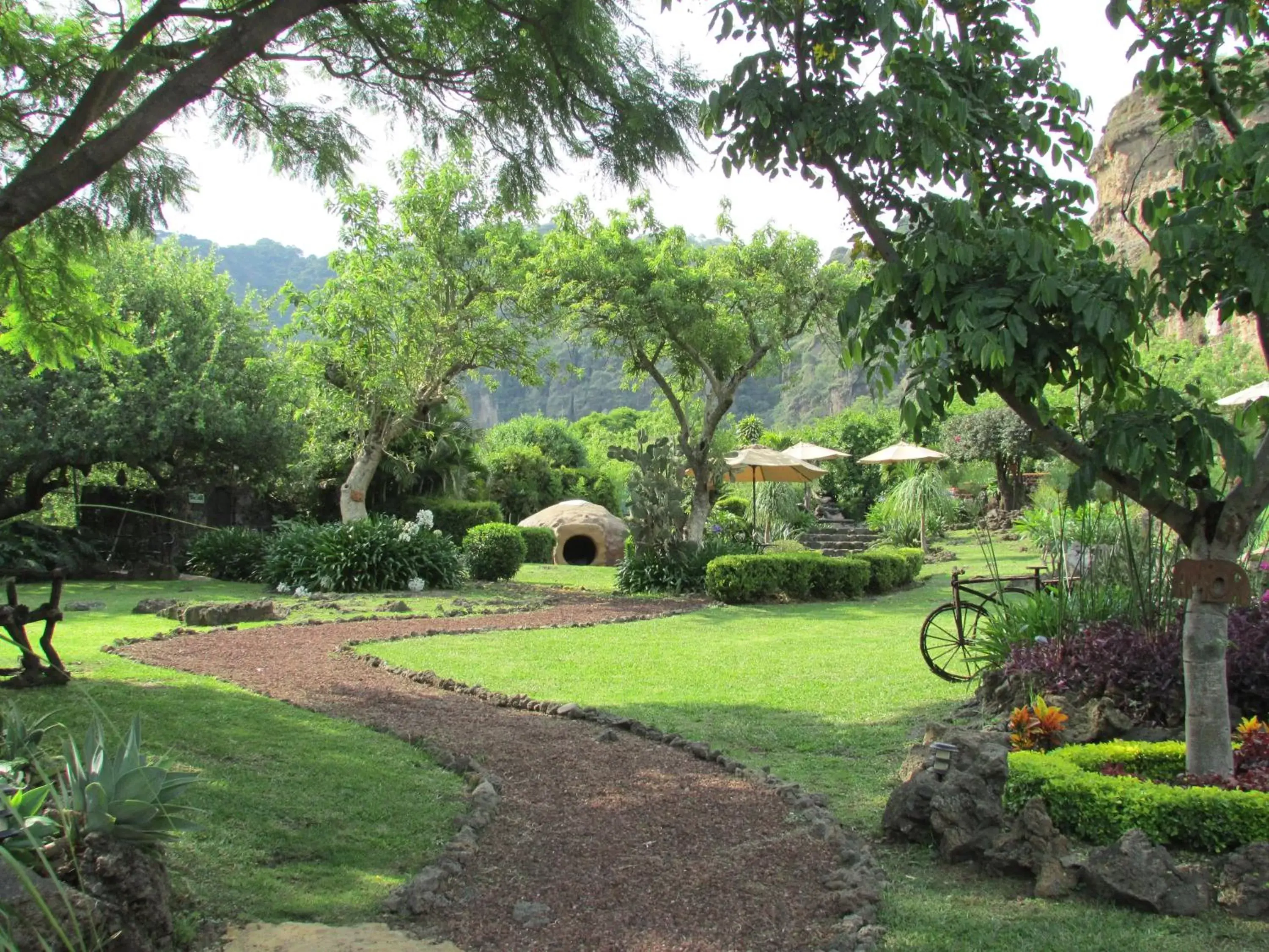 Garden view, Garden in Hotel Valle Místico