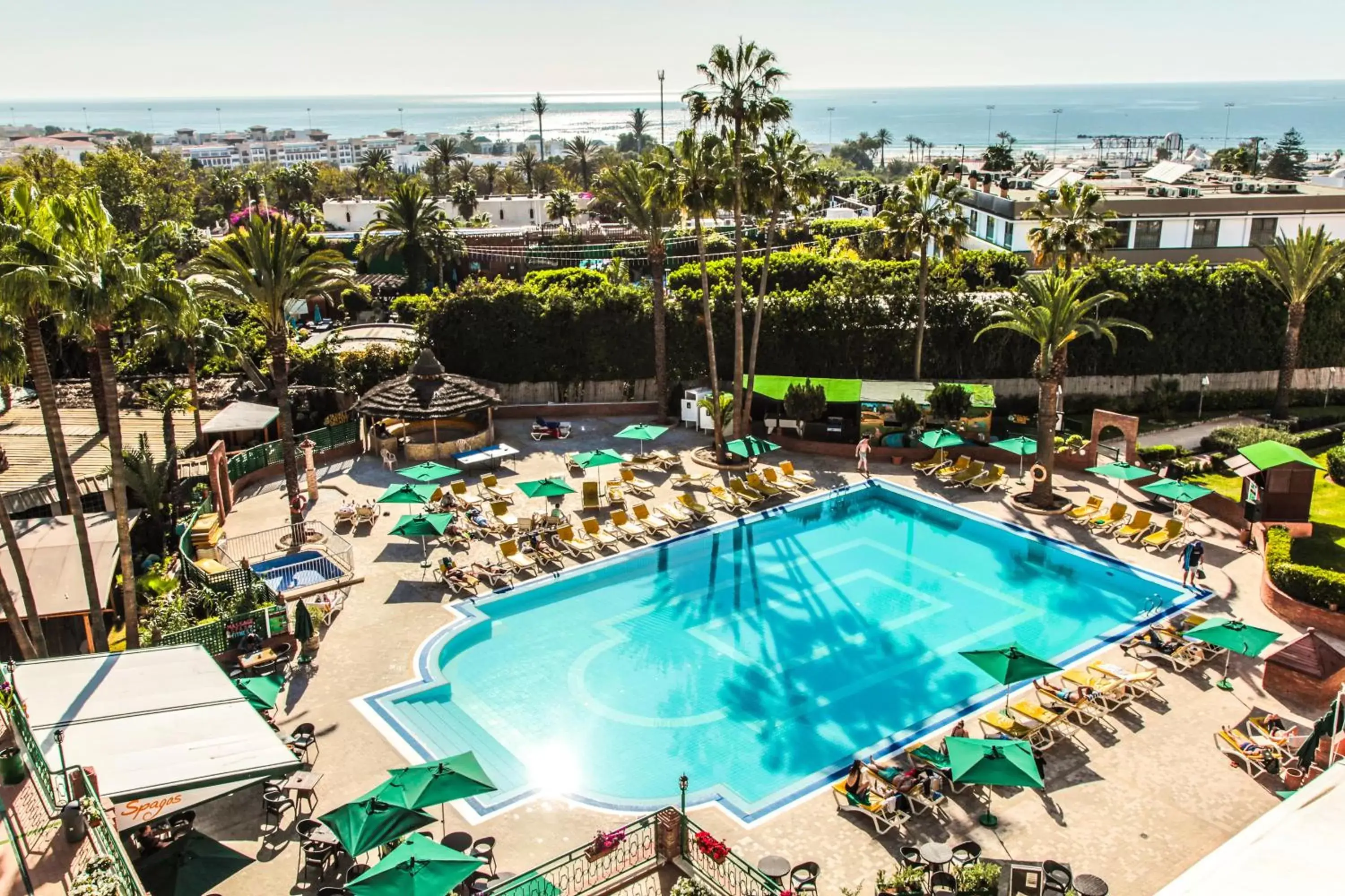 Pool View in Hotel Argana Agadir