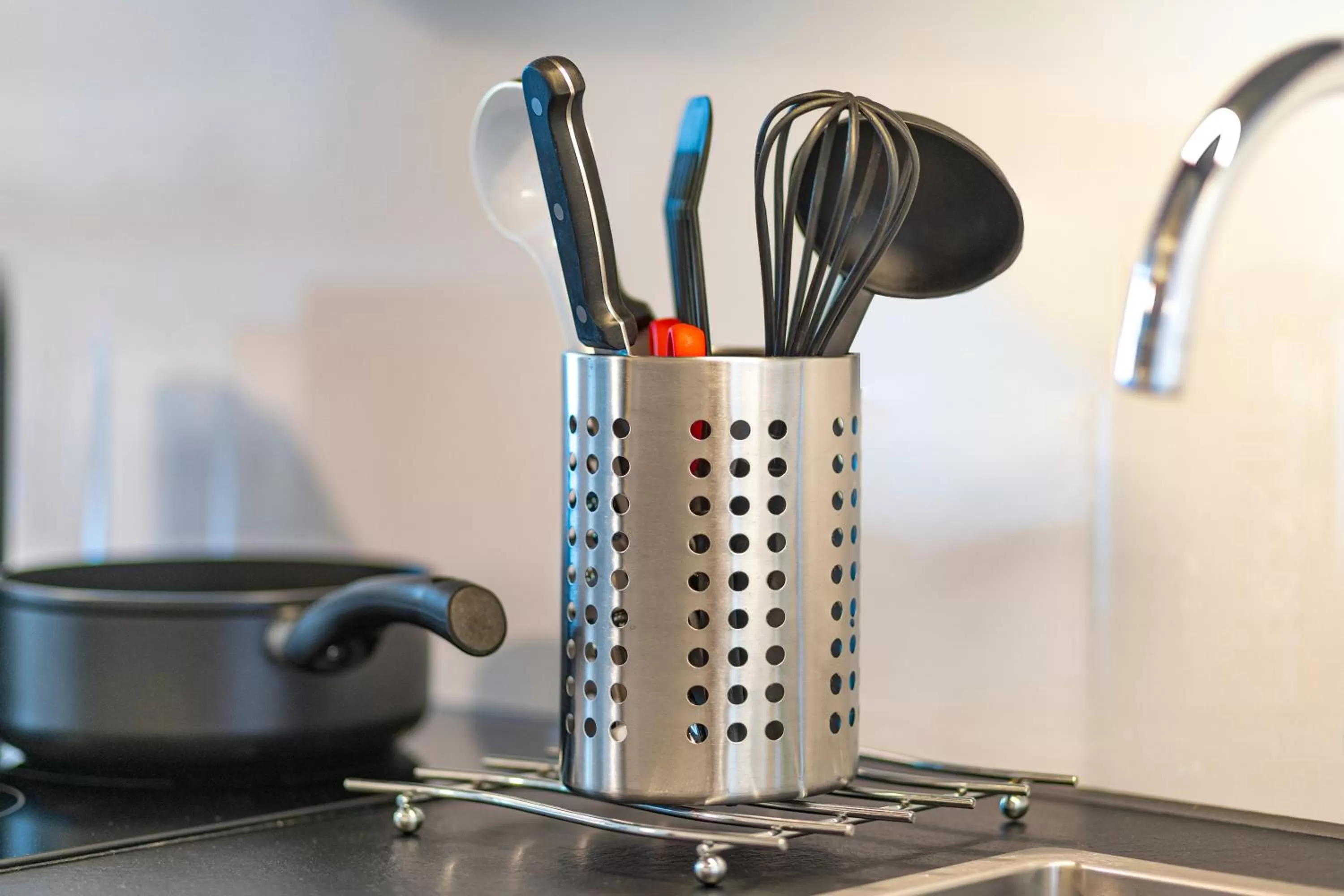 Kitchen or kitchenette in Aparthotel Adagio Access Freiburg